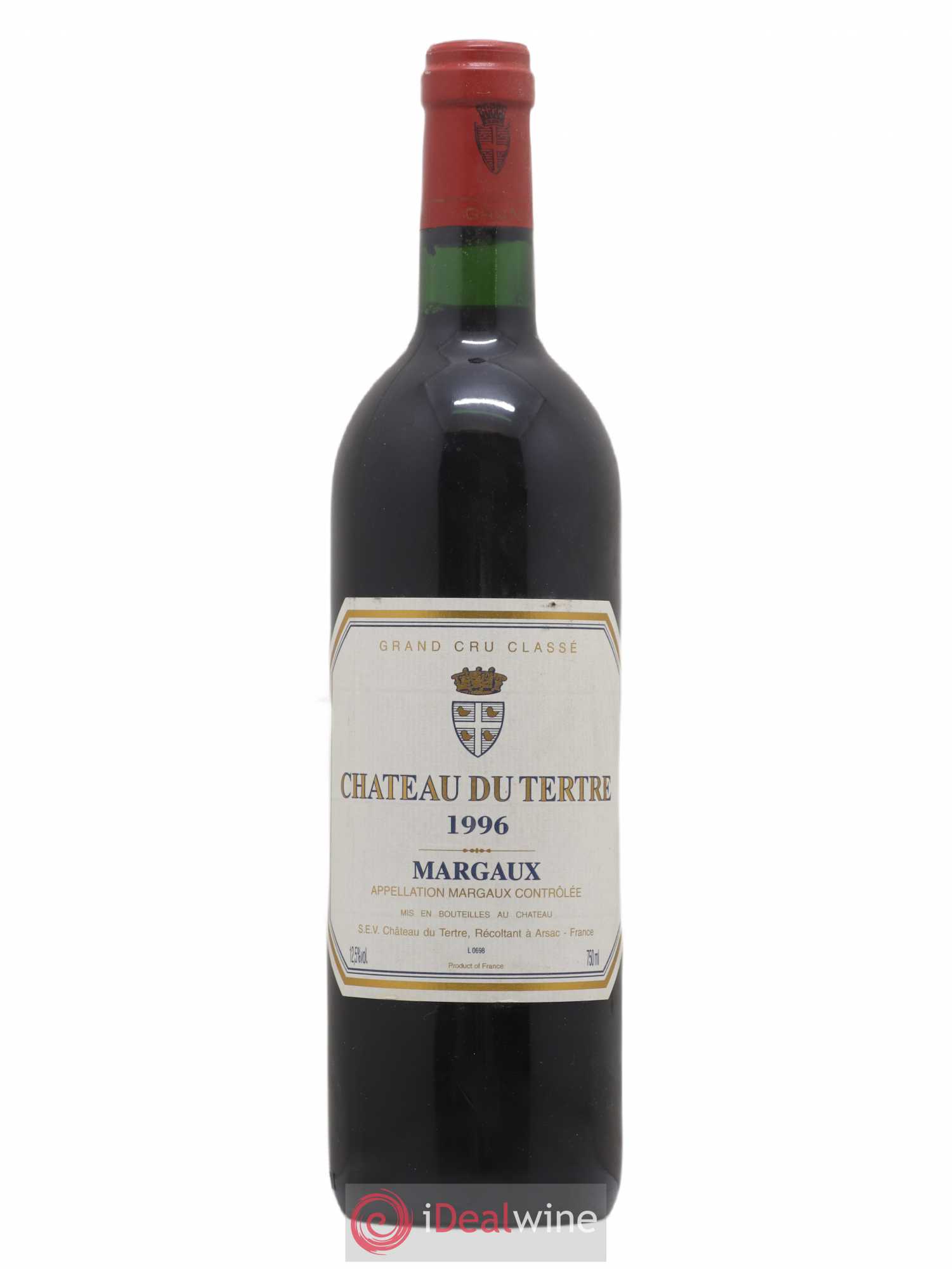 Château du Tertre 5ème Grand Cru Classé 1996 - Lot de 1 bouteille - 0