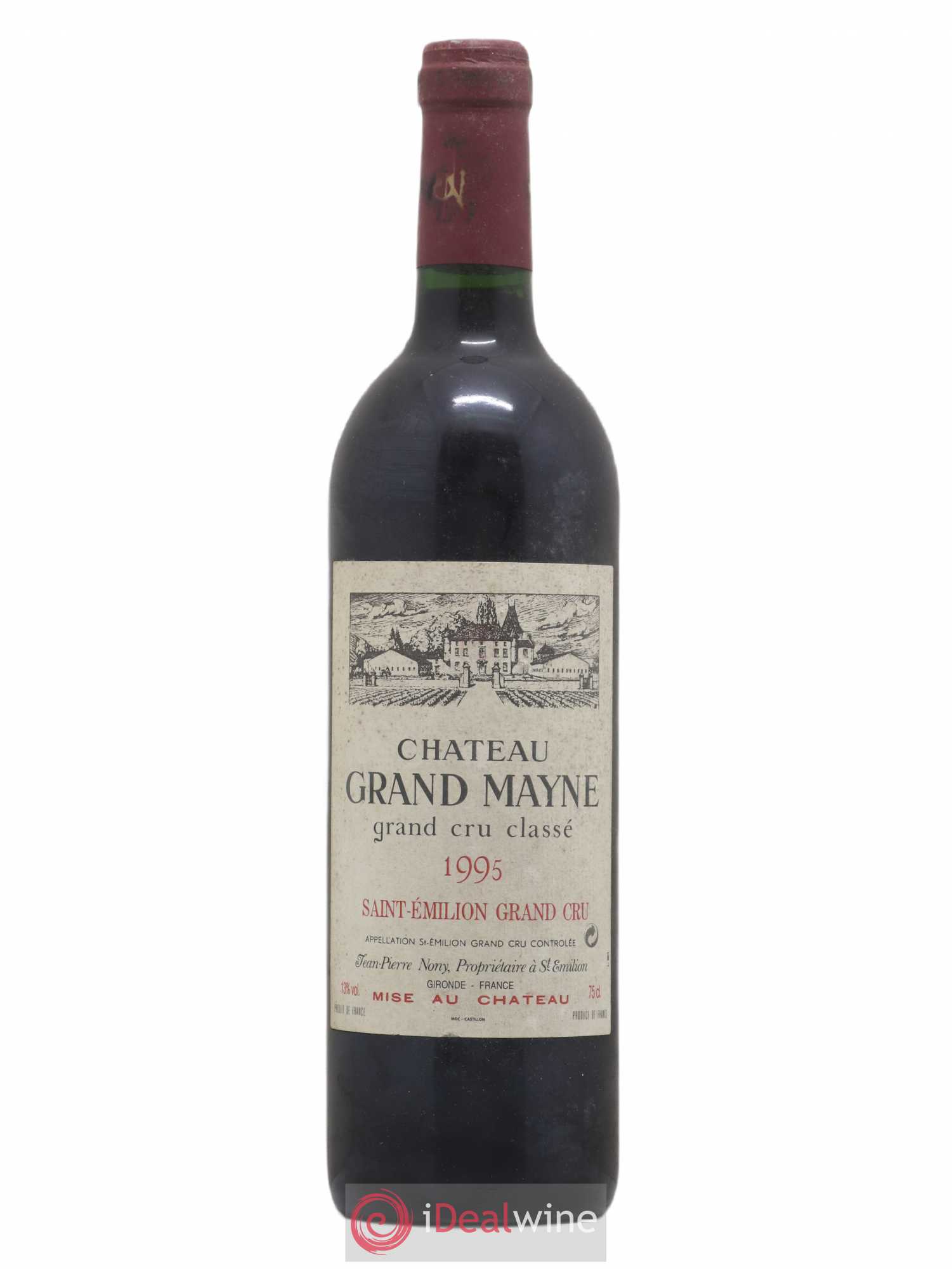 Château Grand Mayne Grand Cru Classé 1995 - Lot de 1 bouteille - 0