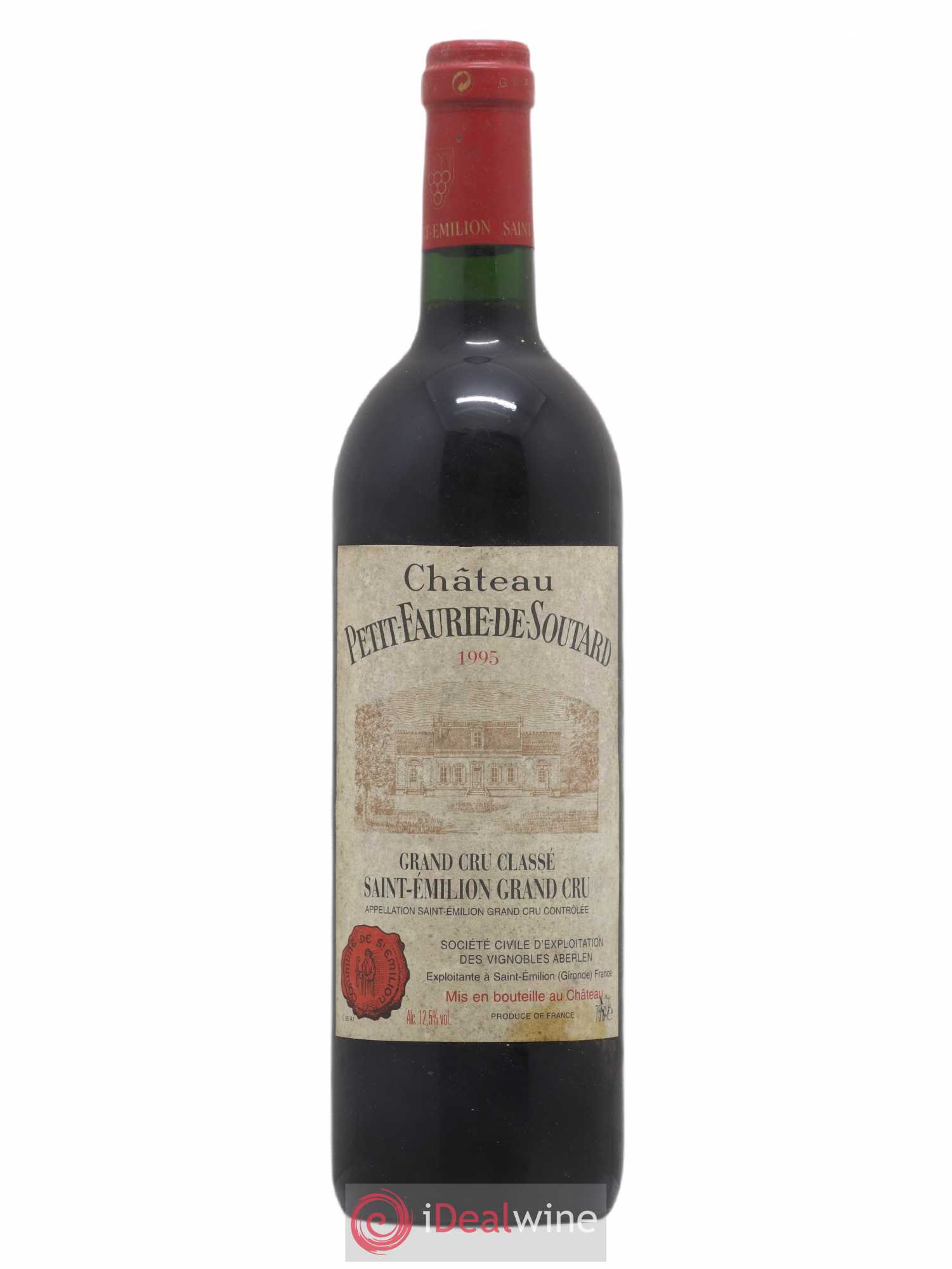 Château Petit Faurie de Soutard Grand Cru Classé 1995 - Lot de 1 bouteille - 0