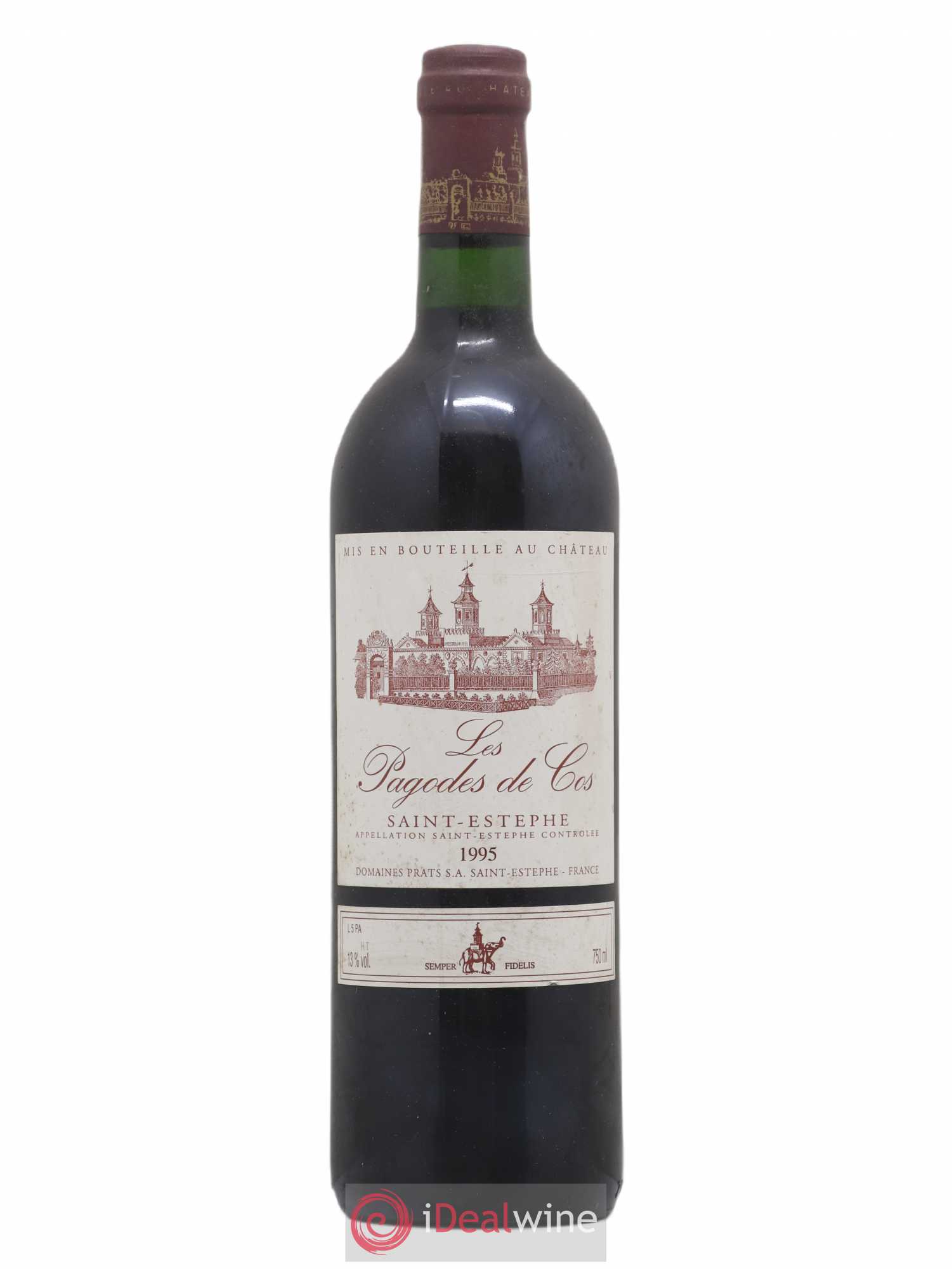 Les Pagodes de Cos Second Vin 1995 - Lot de 1 bouteille - 0