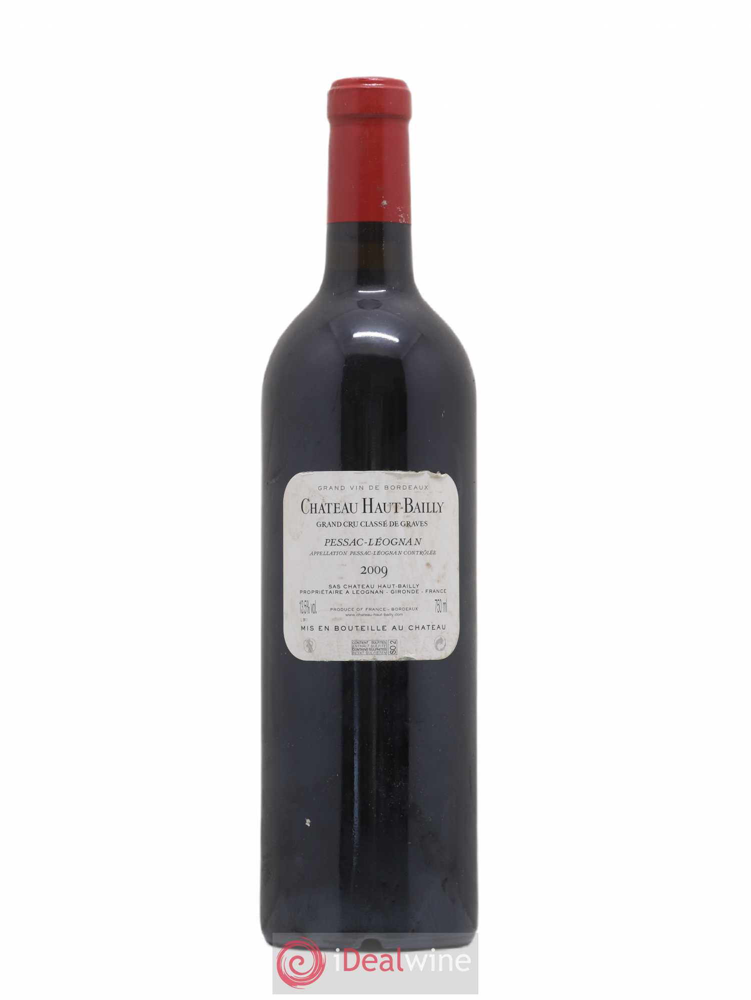 Château Haut-Bailly Cru Classé de Graves 2009 - Lot de 1 bouteille - 1