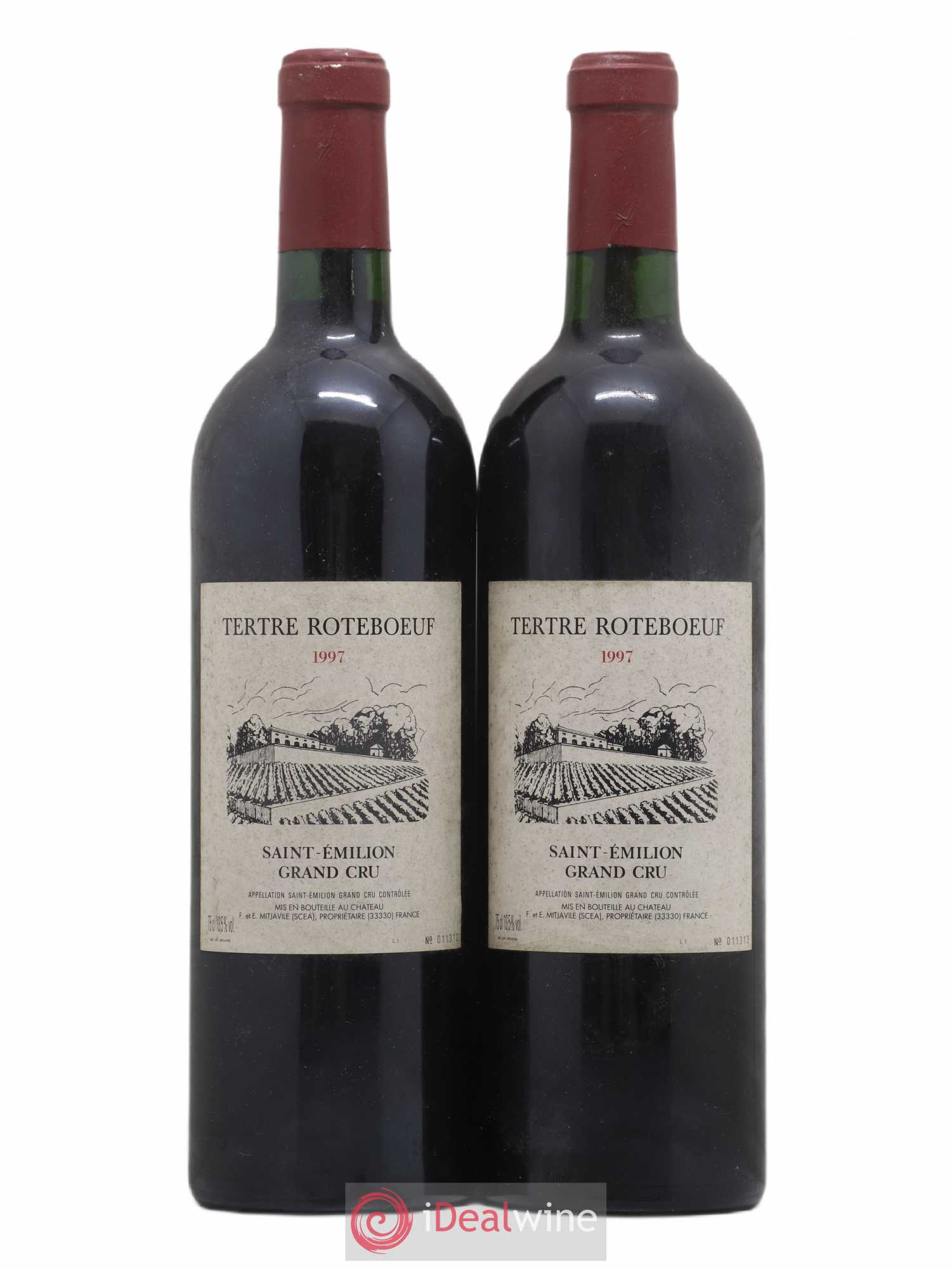 Château Tertre Roteboeuf 1997 - Lot de 2 bouteilles - 0