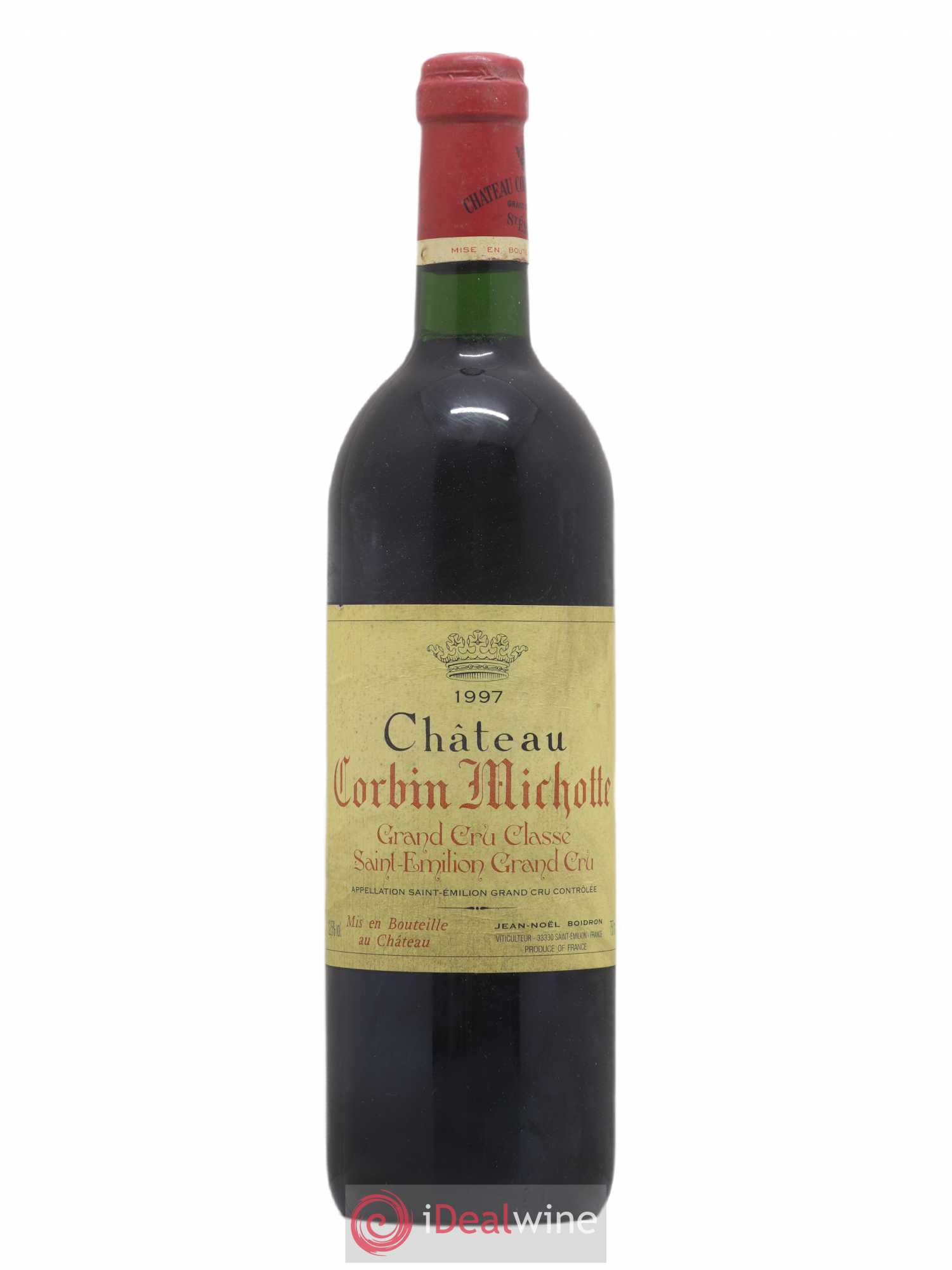 Château Corbin Michotte Grand Cru Classé 1997 - Lot de 1 bouteille - 0