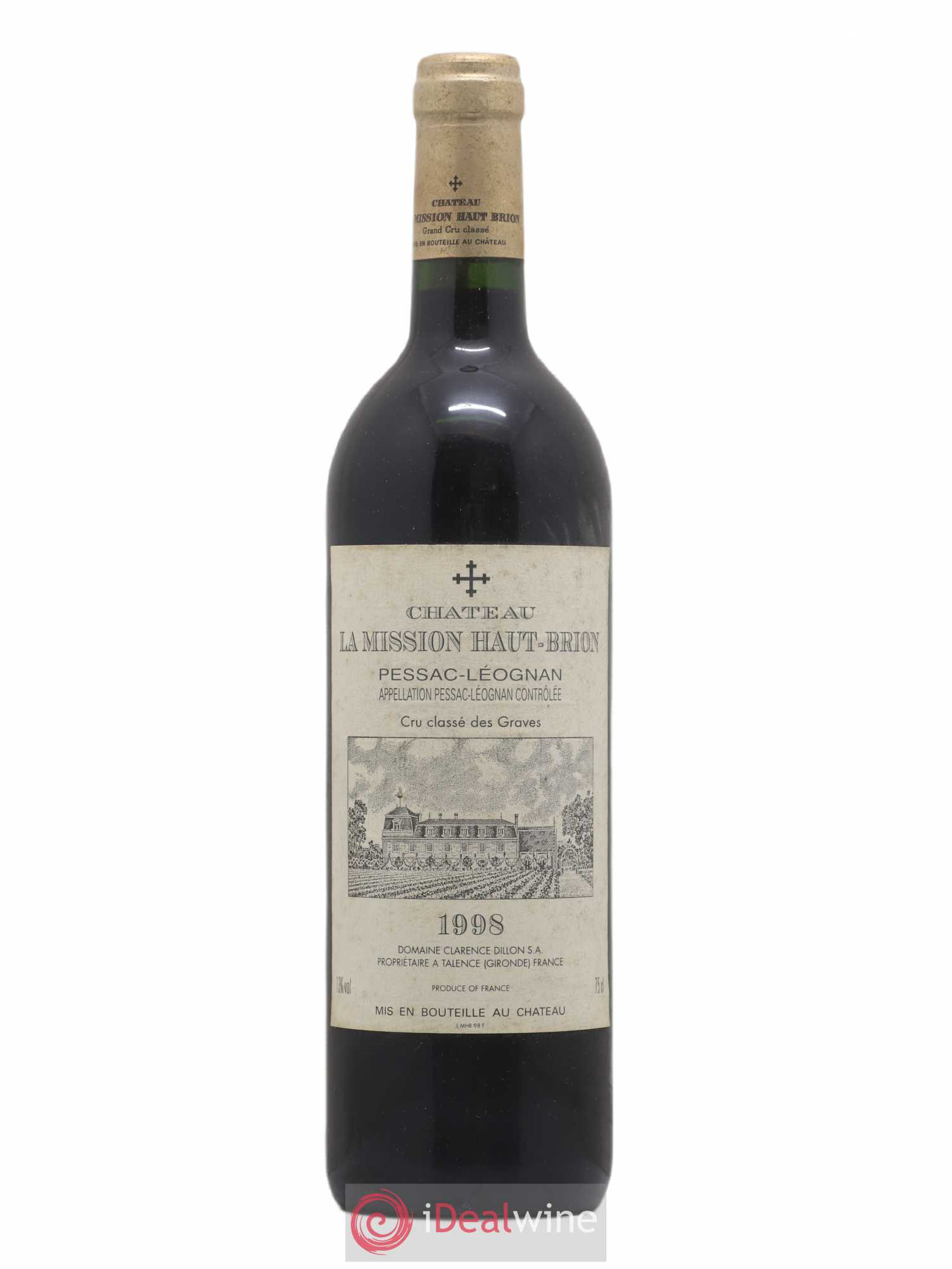 Château la Mission Haut-Brion Cru Classé de Graves 1998 - Lot de 1 bouteille - 0