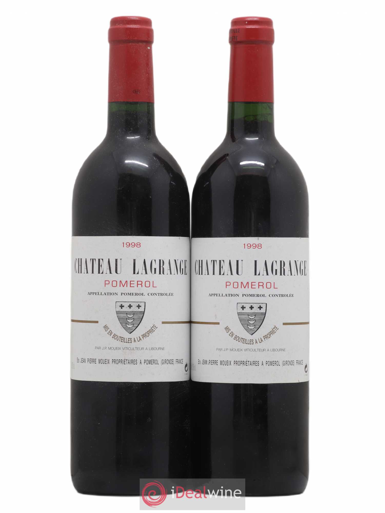 Château Lagrange à Pomerol 1998 - Lot de 2 bouteilles - 0