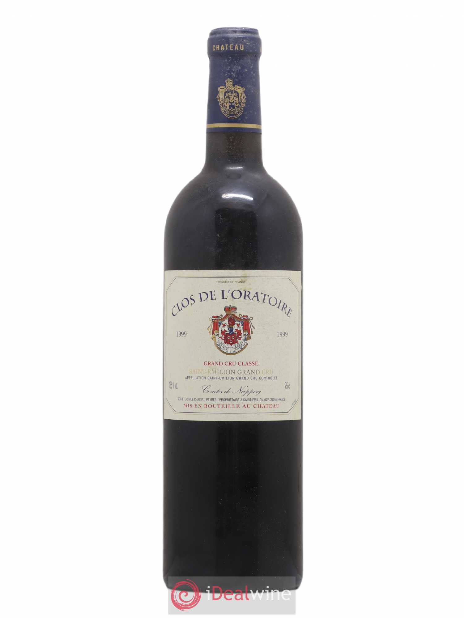 Clos de l'Oratoire Grand Cru Classé 1999 - Lot de 1 bouteille - 0