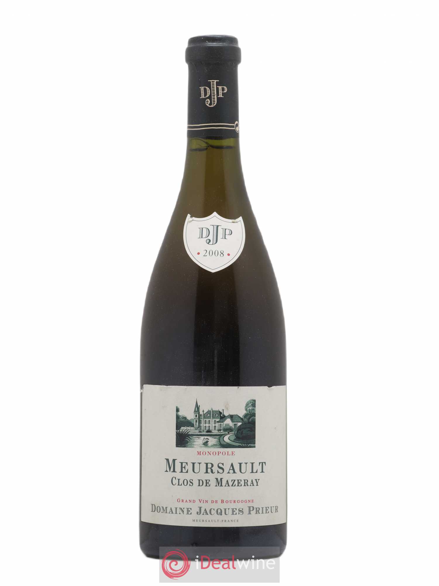 Meursault Clos de Mazeray Monopole Jacques Prieur (Domaine) 2008 - Lot de 1 bouteille - 0