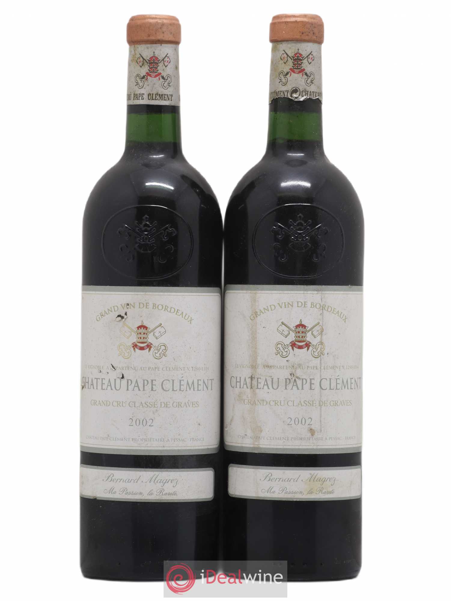 Château Pape Clément Cru Classé de Graves 2002 - Lot de 2 bouteilles - 0