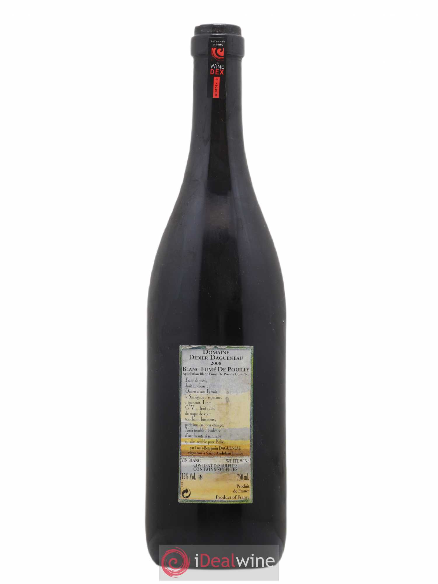 Pouilly-Fumé Astéroïde Dagueneau 2008 - Lot de 1 bouteille - 1