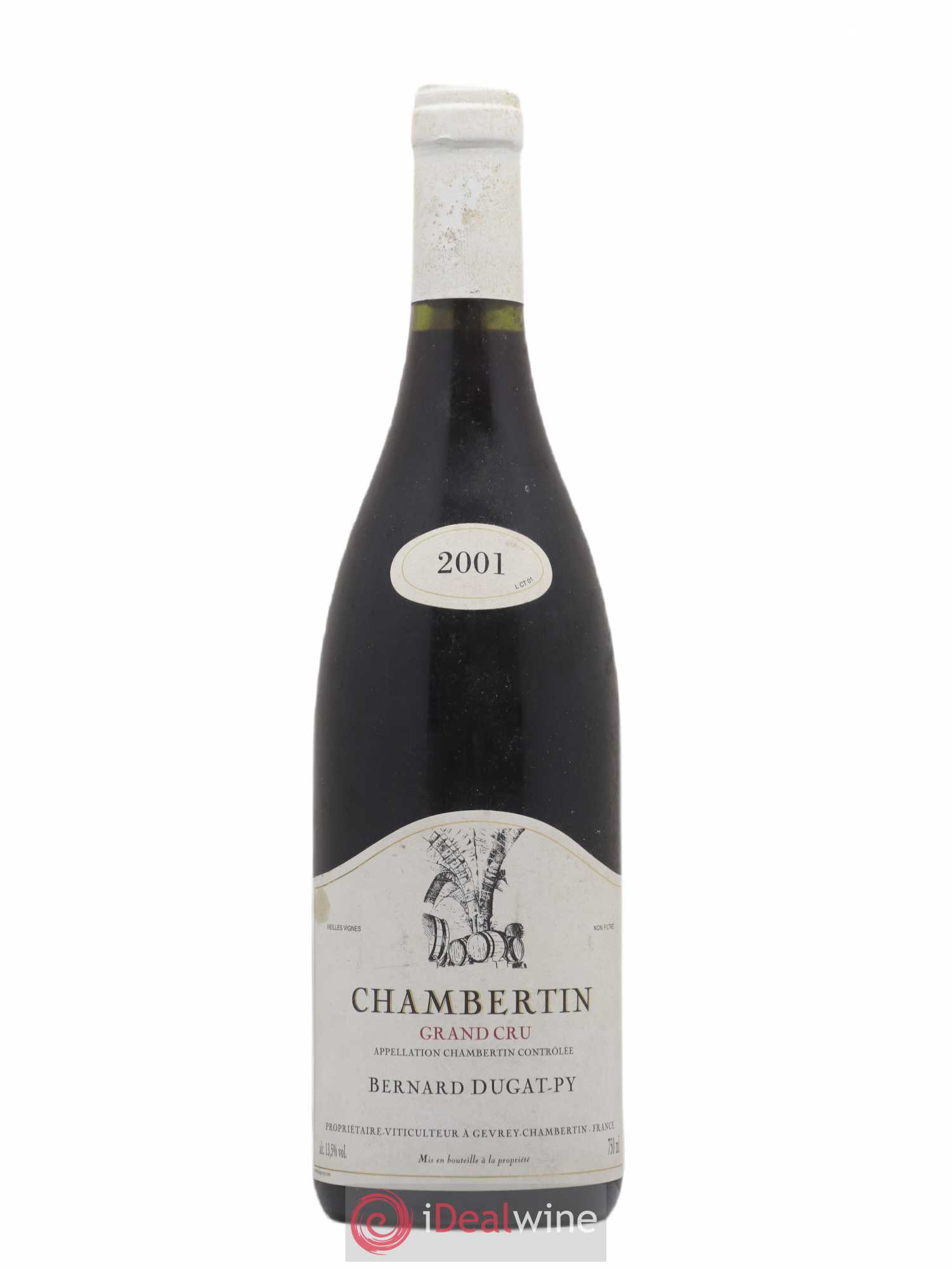 Chambertin Grand Cru Vieilles Vignes Dugat-Py 2001 - Lot de 1 bouteille - 0