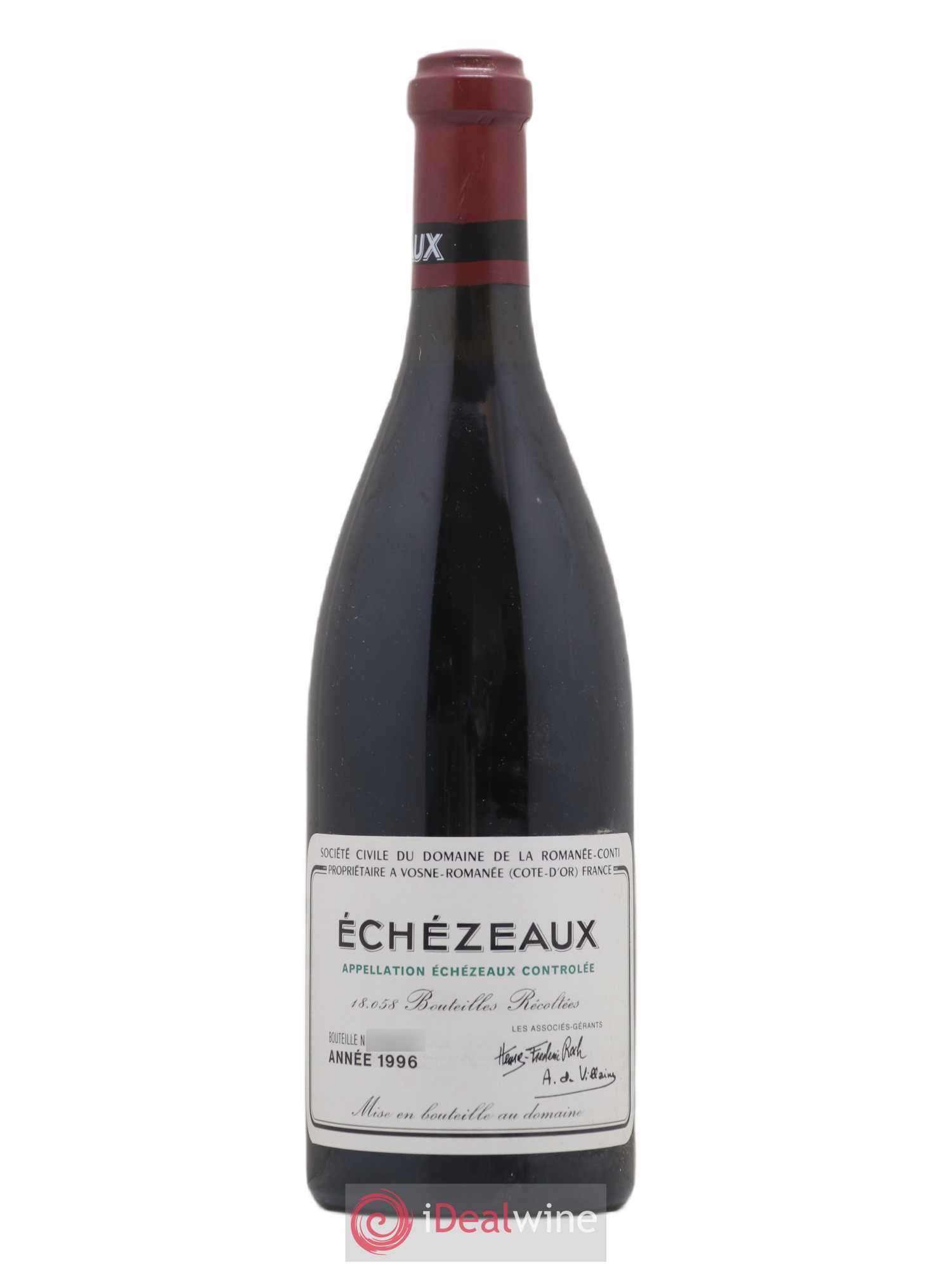 Echezeaux Grand Cru Domaine de la Romanée-Conti 1996 - Lot de 1 bouteille - 0