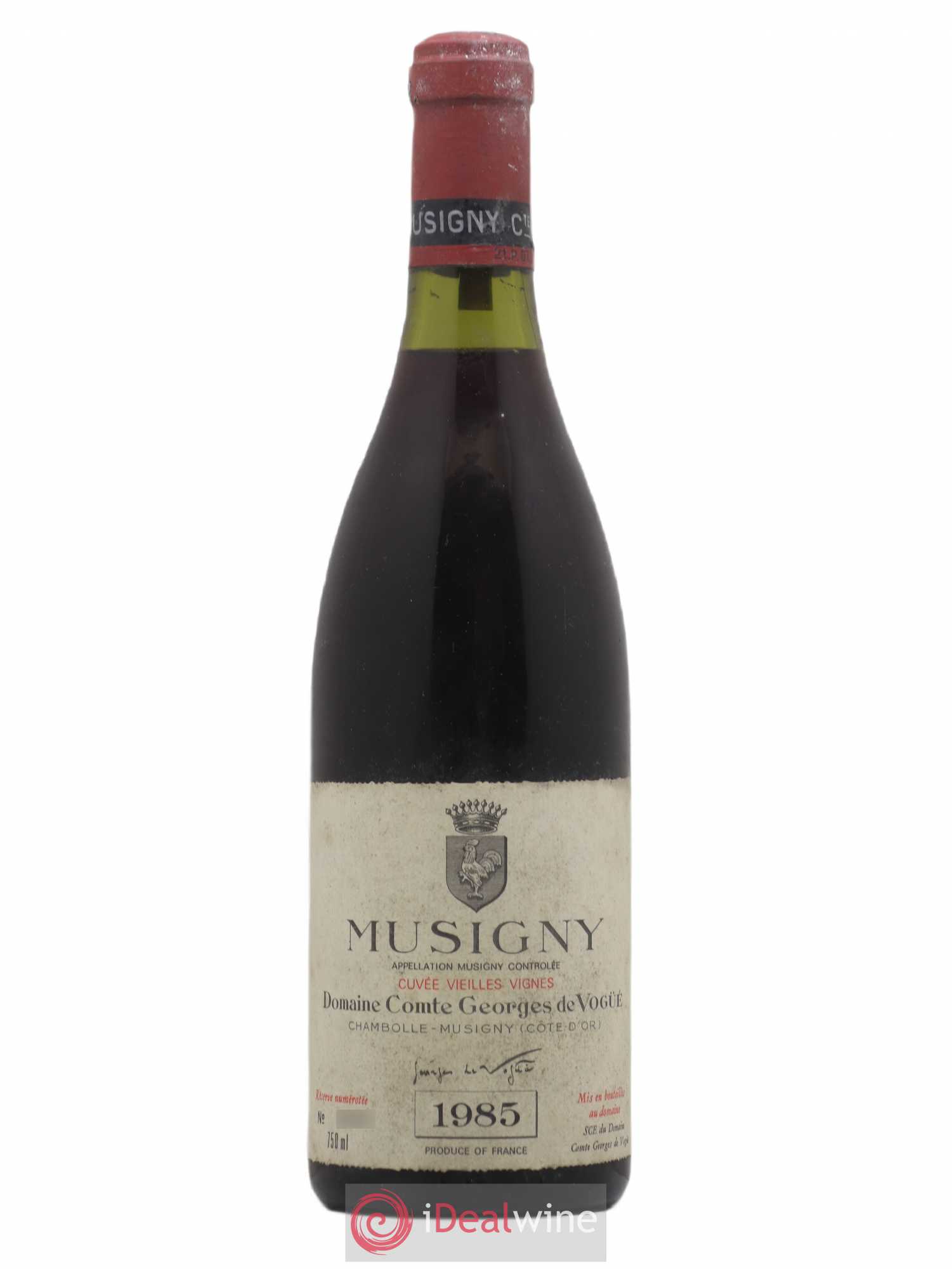 Musigny Grand Cru Cuvée Vieilles Vignes Comte Georges de Vogüé 1985 - Lot de 1 bouteille - 0
