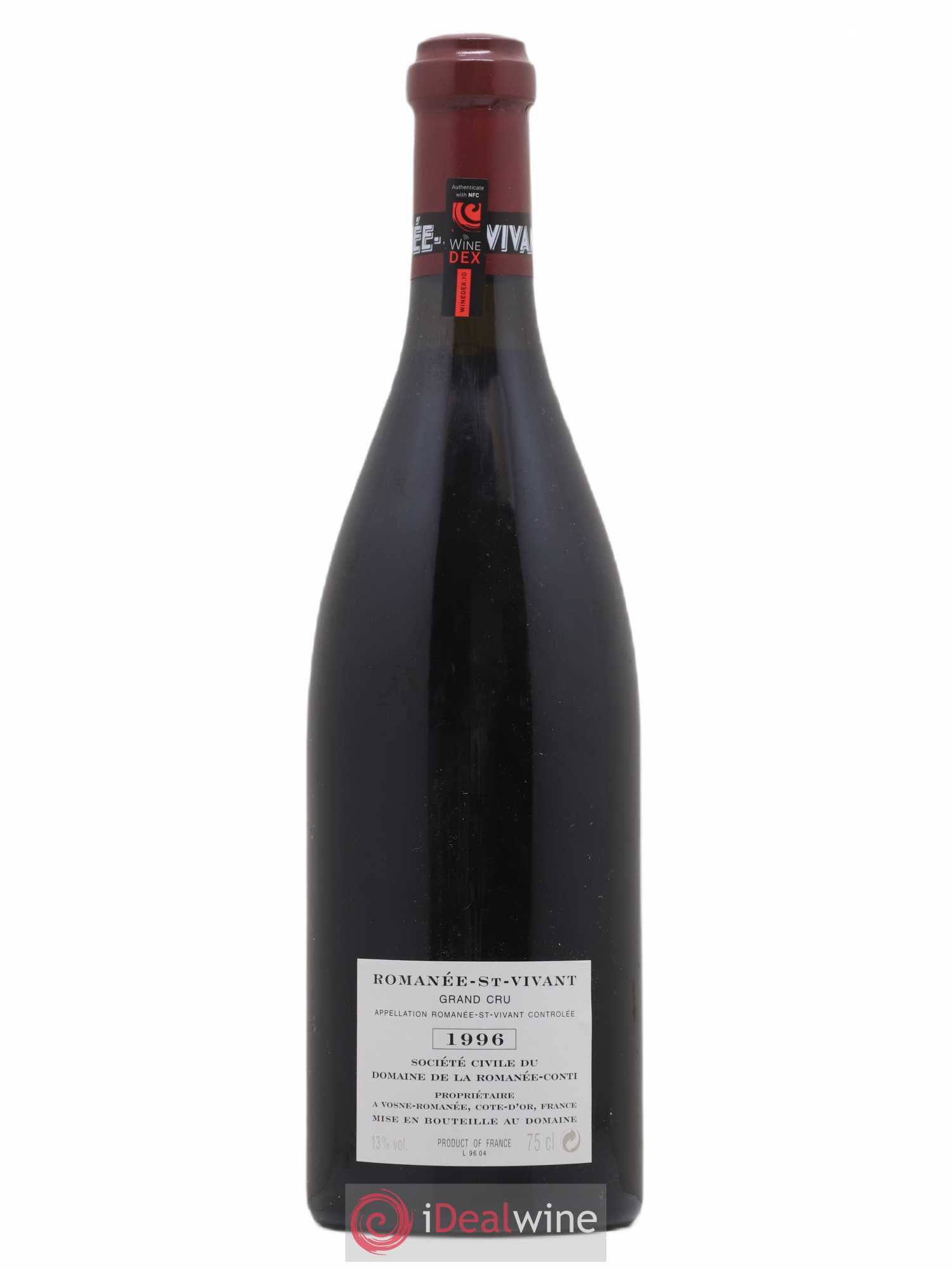 Romanée-Saint-Vivant Grand Cru Domaine de la Romanée-Conti 1996 - Lot de 1 bouteille - 1