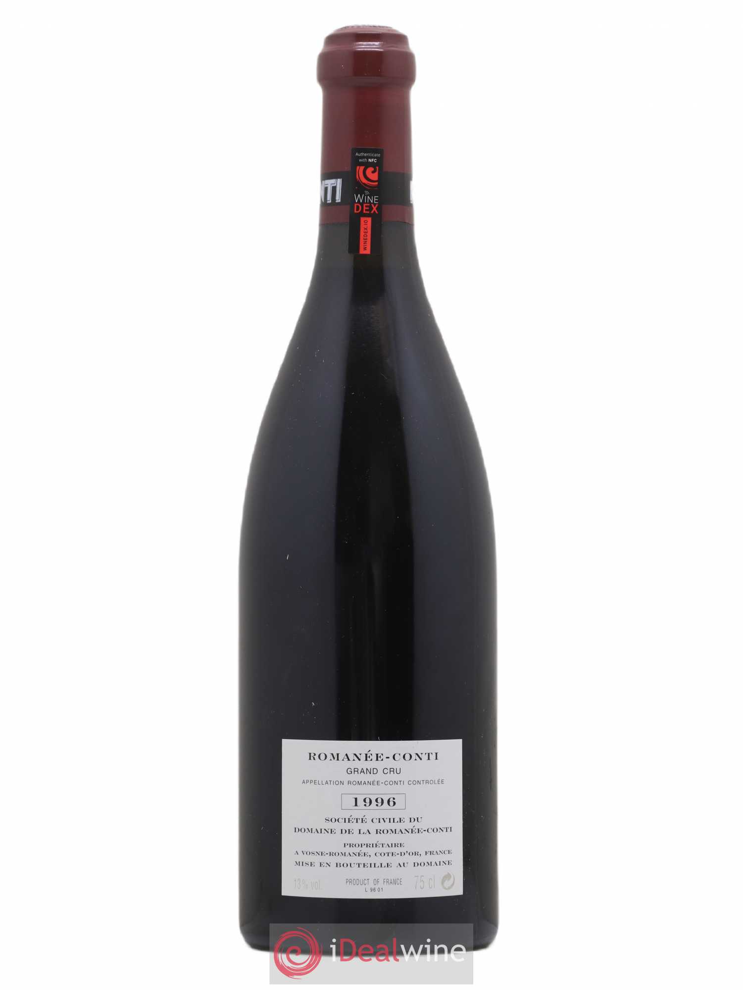 Romanée-Conti Grand Cru Domaine de la Romanée-Conti 1996 - Lot de 1 bouteille - 1