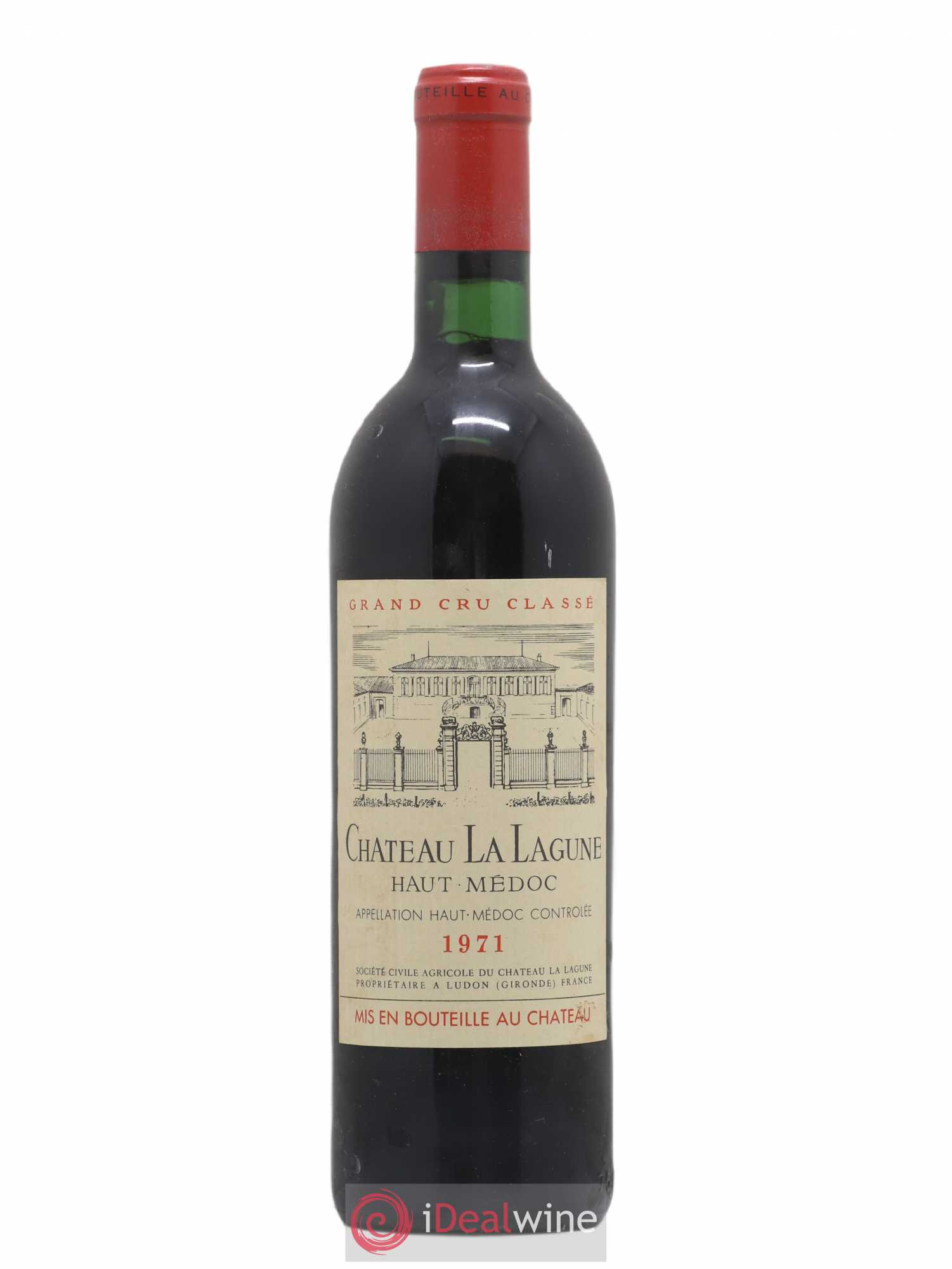 Château la Lagune 3ème Grand Cru Classé 1971 - Lot de 1 bouteille - 0