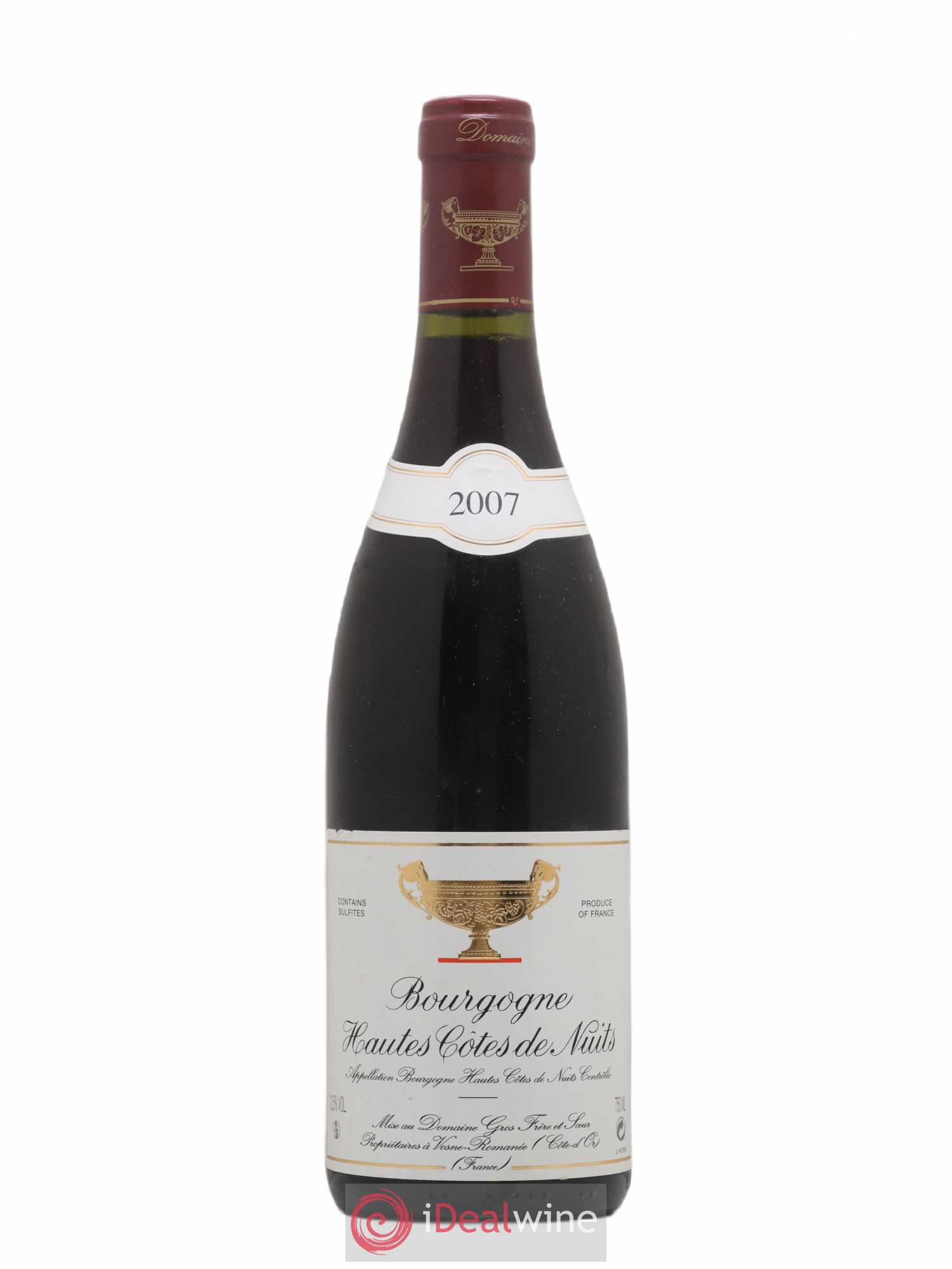 Hautes-Côtes de Nuits Gros Frère & Soeur 2007 - Lot de 1 bouteille - 0