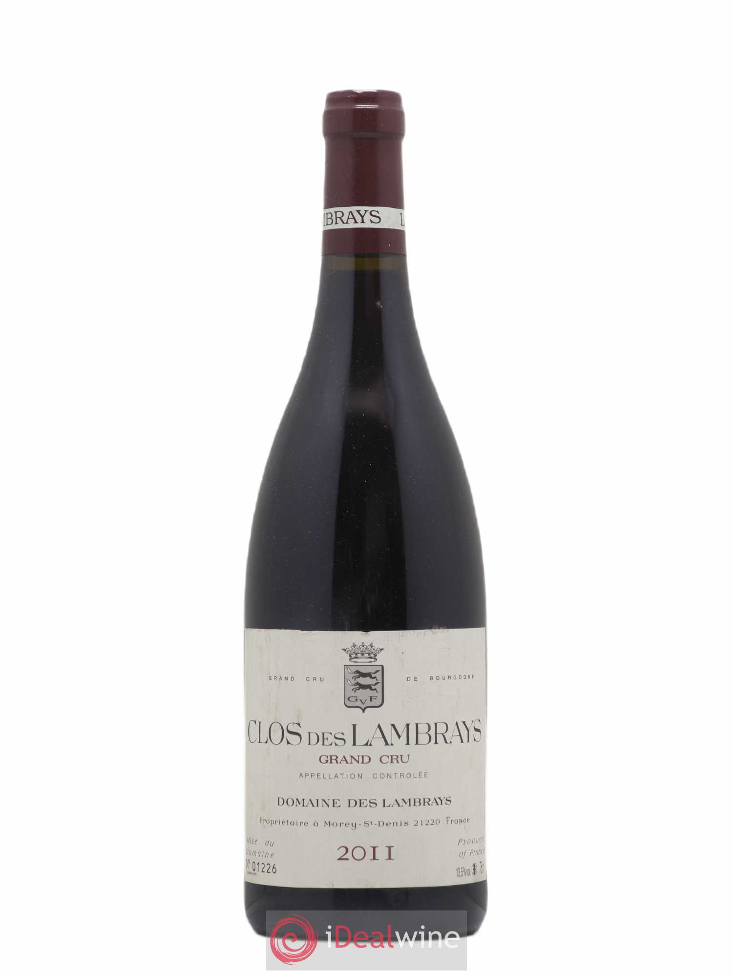 Clos des Lambrays Grand Cru Domaine des Lambrays 2011 - Lotto di 1 bottiglia - 0