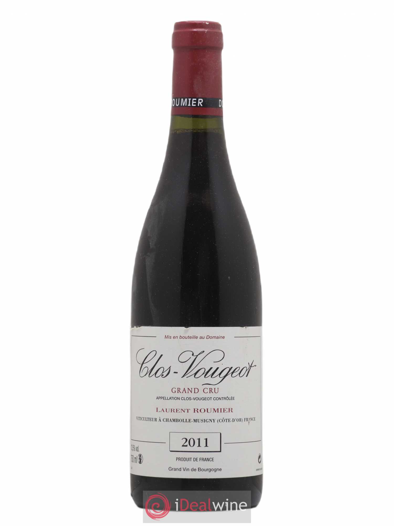 Clos de Vougeot Grand Cru Laurent Roumier 2011 - Lot de 1 bouteille - 0