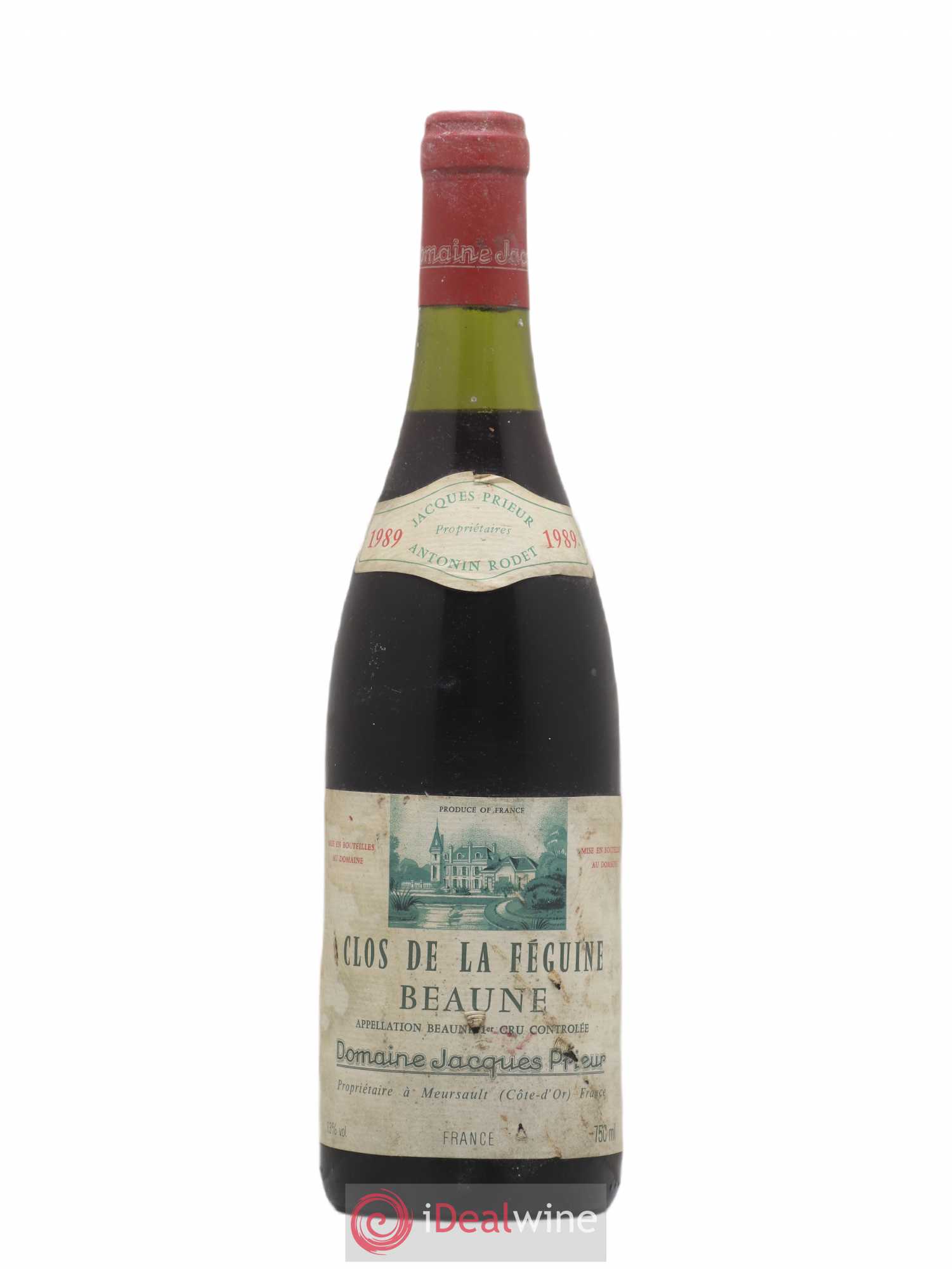 Beaune 1er Cru Clos de la Féguine Jacques Prieur (Domaine) 1989 - Lot de 1 bouteille - 0