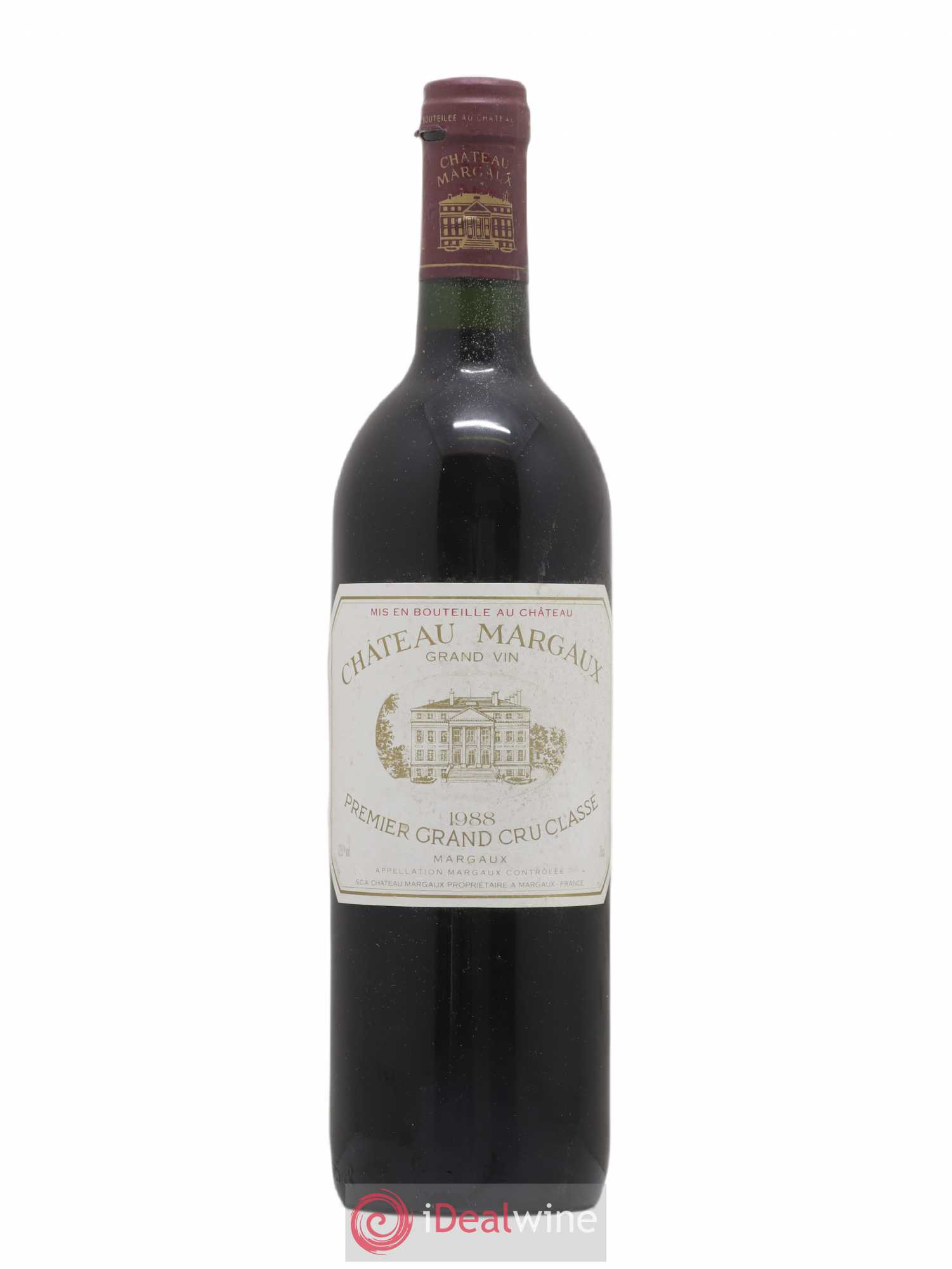 Château Margaux 1er Grand Cru Classé 1988 - Lot de 1 bouteille - 0