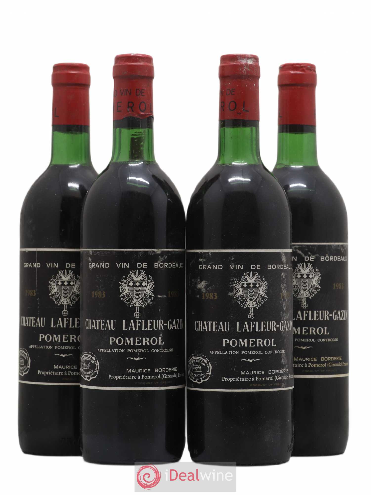 Château Lafleur-Gazin 1983 - Lot de 4 bouteilles - 0