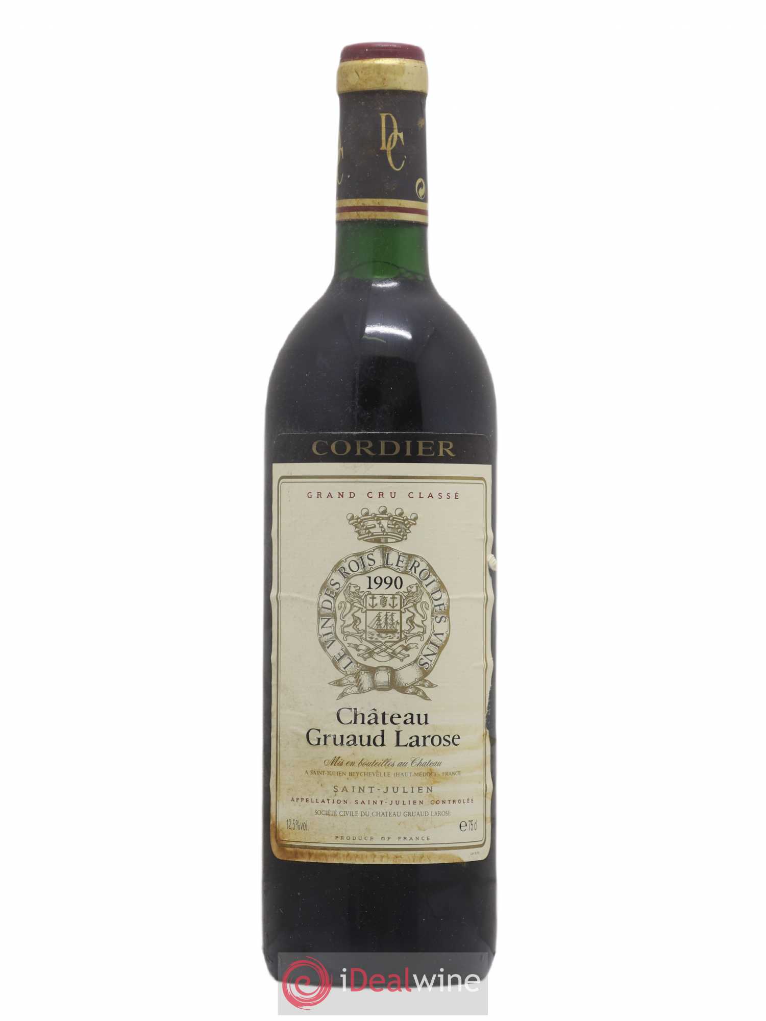 Château Gruaud Larose 2ème Grand Cru Classé 1990 - Lot de 1 bouteille - 0