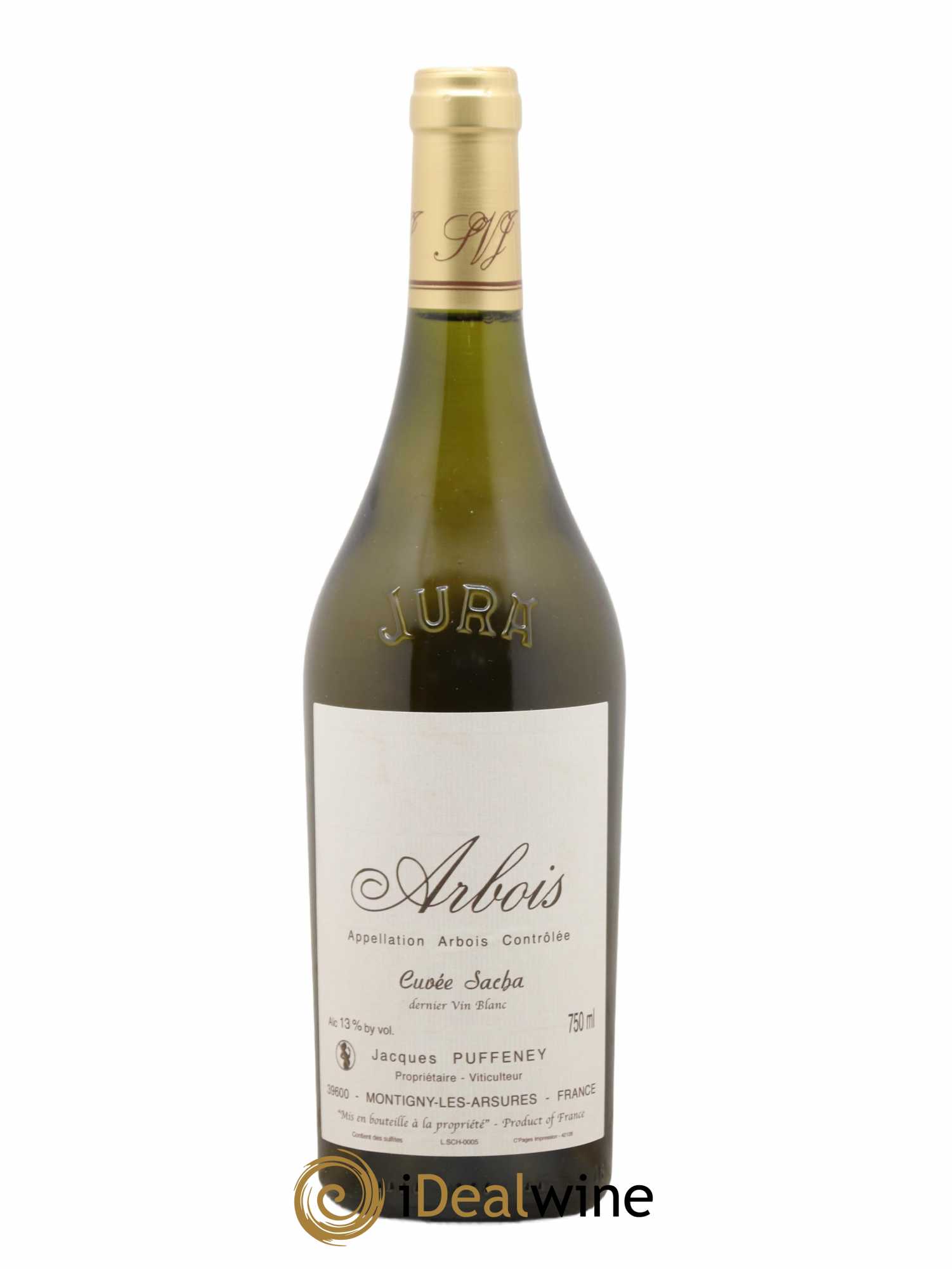 Arbois Cuvée Sacha Jacques Puffeney - Lot de 1 bouteille - 0