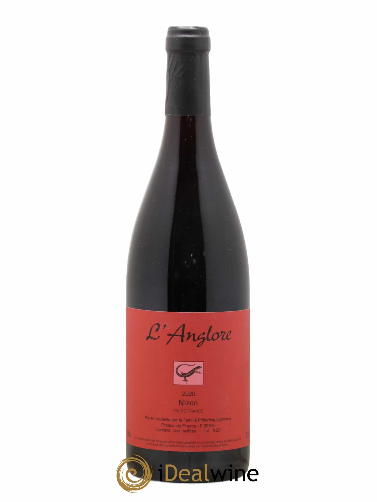 Vin de France Nizon L'Anglore 2020 - Lot de 1 bouteille - 0