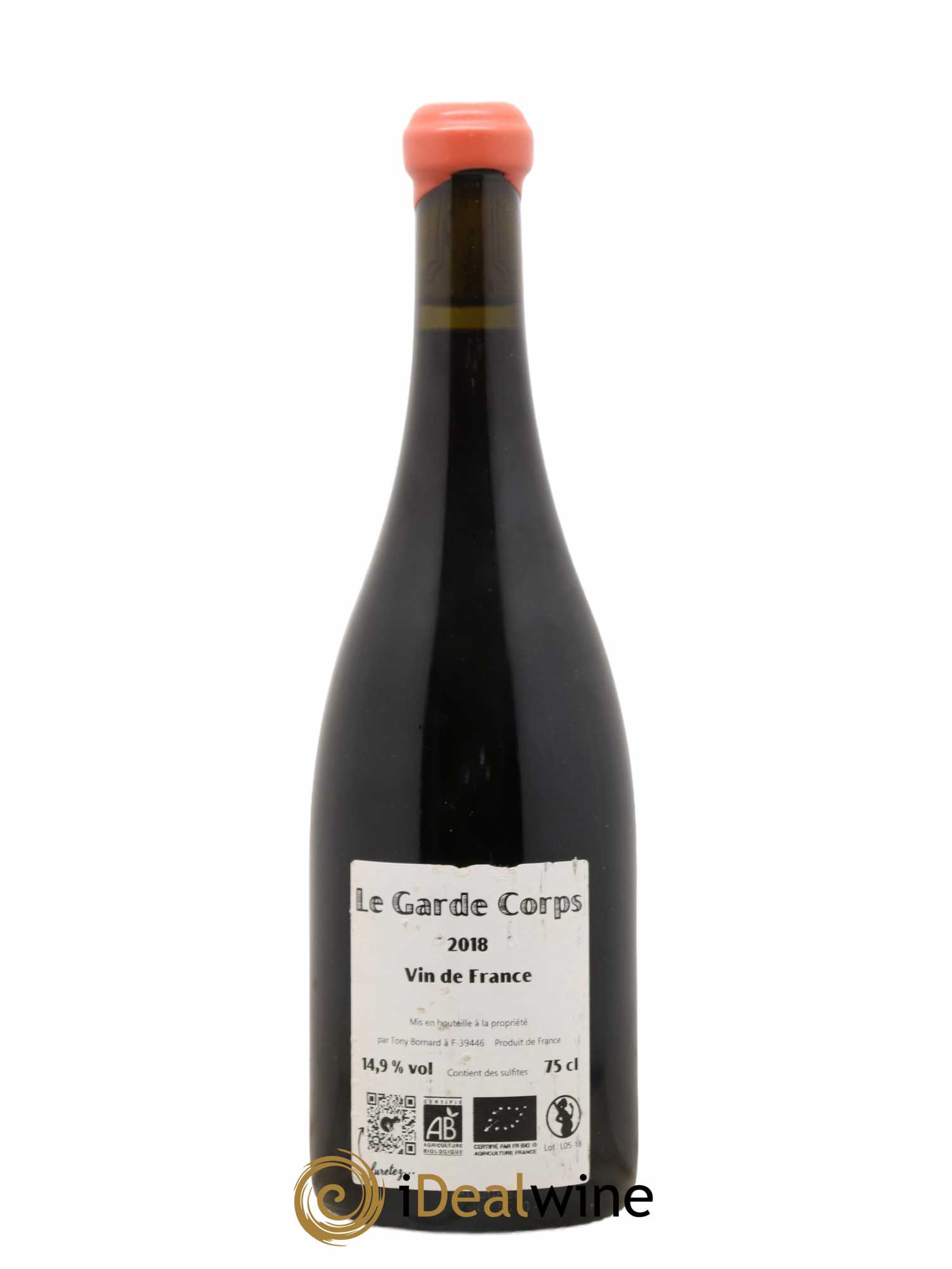 Vin de France Le Garde Corps Bornard 2018 - Lot de 1 bouteille - 1