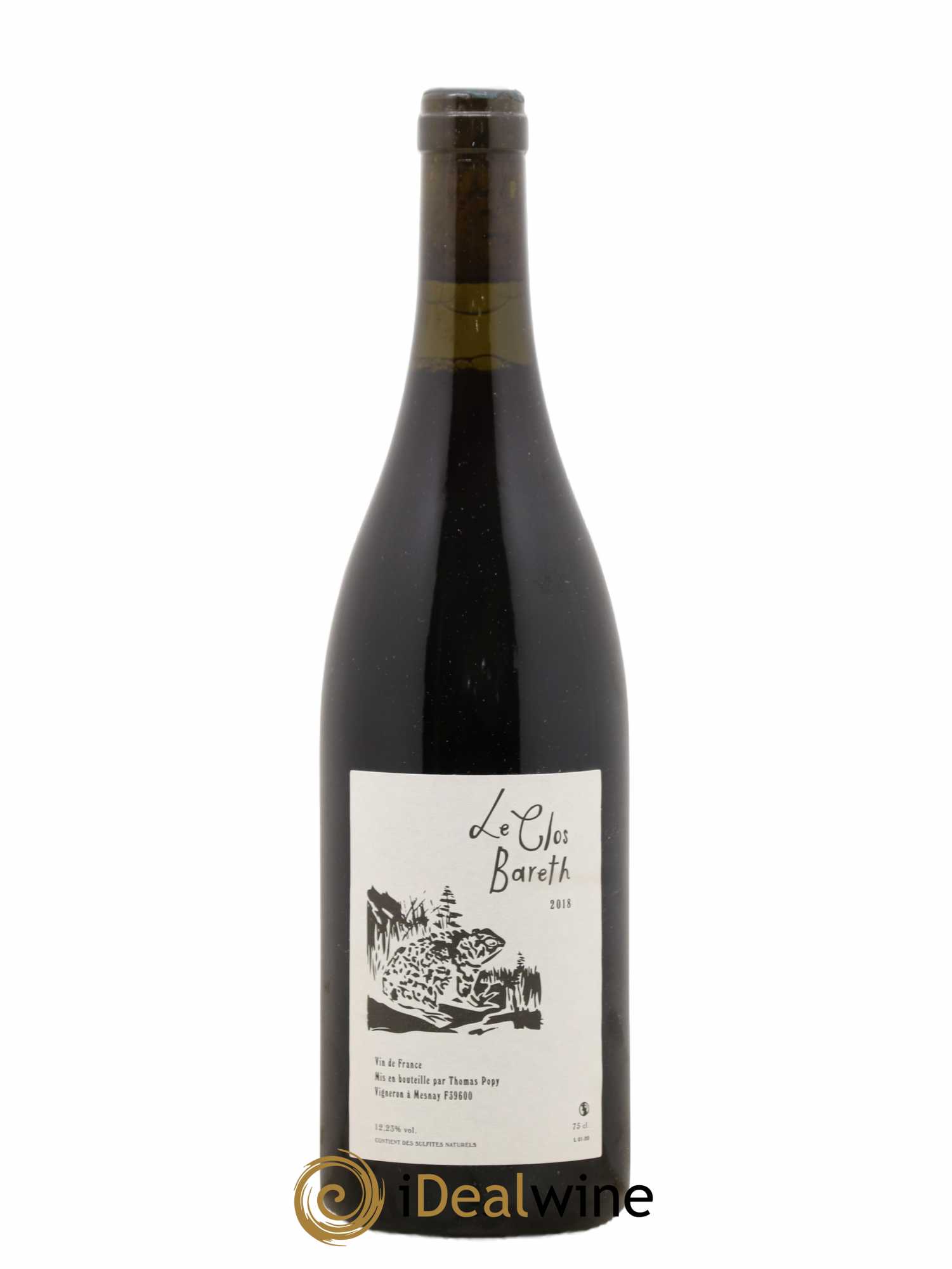 Vin de France Clos Bareth Thomas Popy 2018 - Lot de 1 bouteille - 0