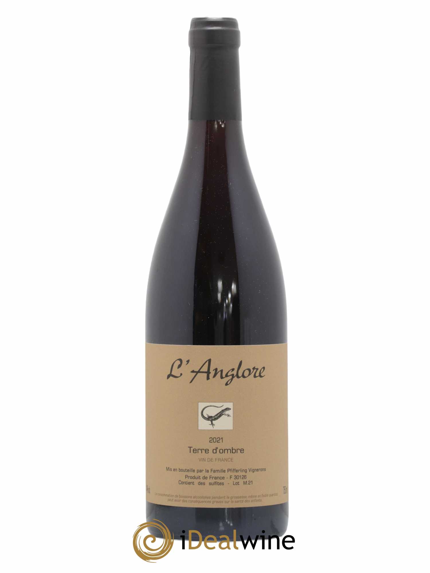 Vin de France Terre d'Ombre L'Anglore 2021 - Lot de 1 bouteille - 0