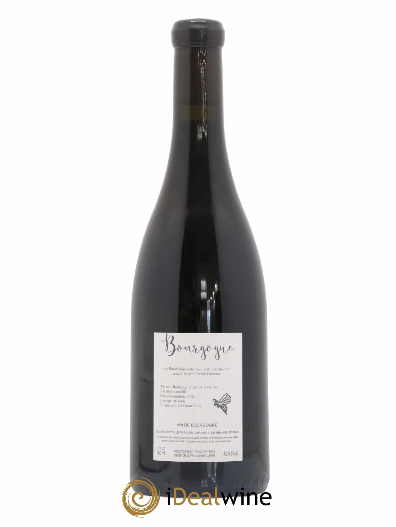 Bourgogne Les Belles Côtes Jeremy Carteret 2020 - Posten von 1 Flasche - 1