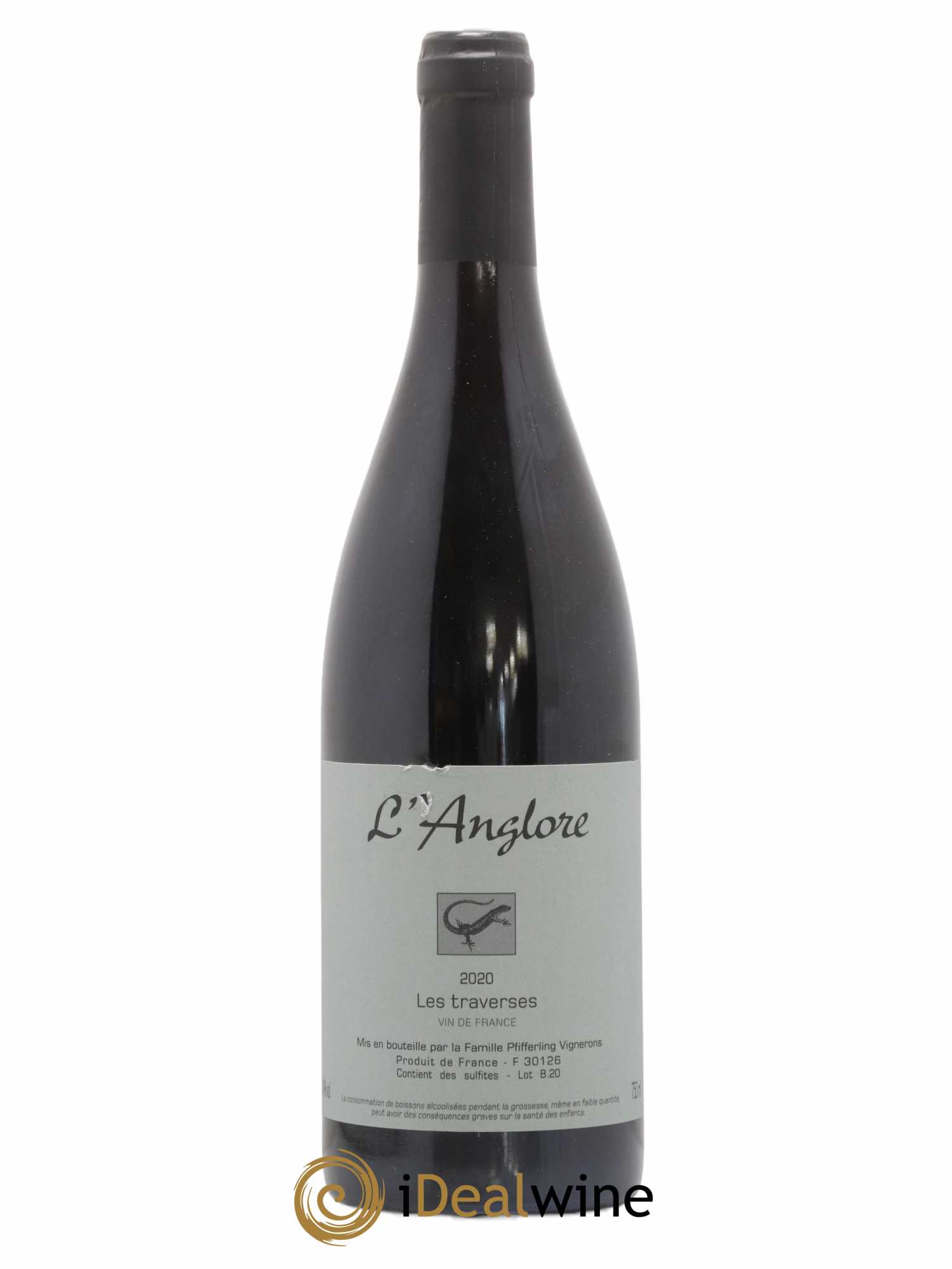 Vin de France Les Traverses L'Anglore 2020 - Lot de 1 bouteille - 0