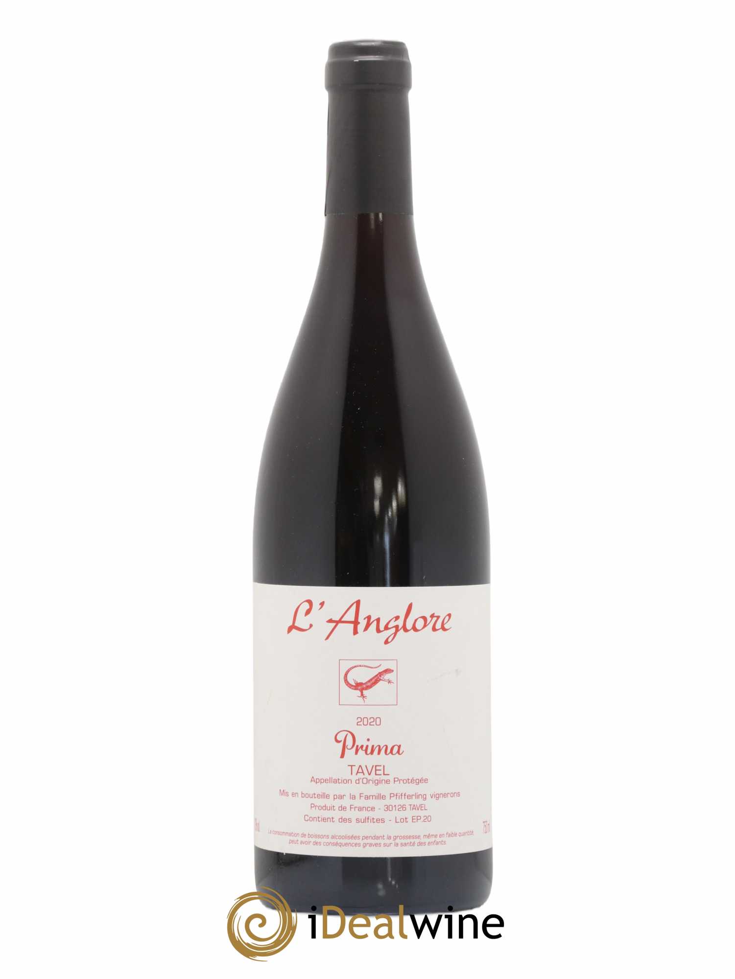 Tavel Prima L'Anglore 2020 - Lot de 1 bouteille - 0