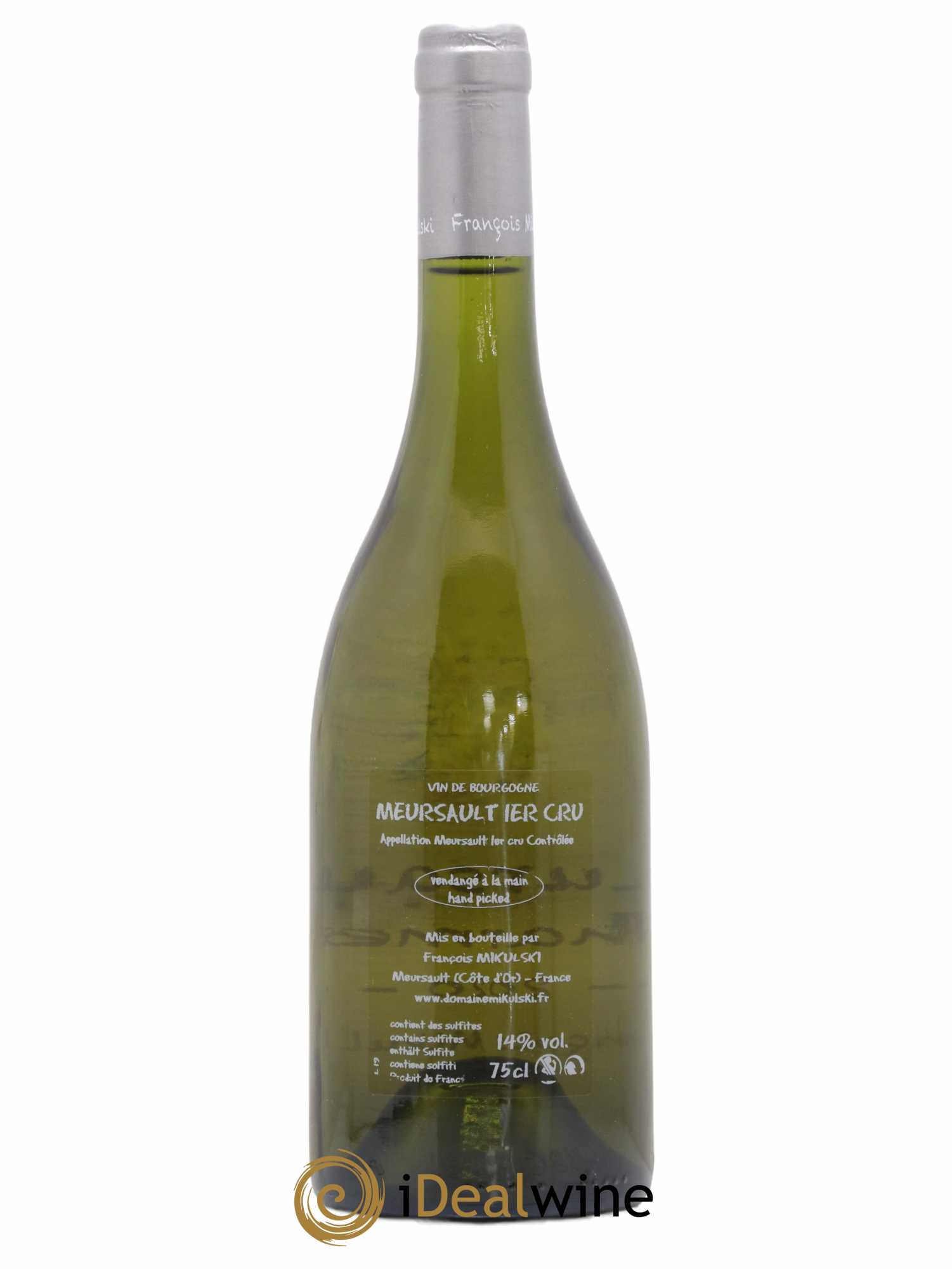 Meursault 1er Cru Charmes François Mikulski 2020 - Lot de 1 bouteille - 1