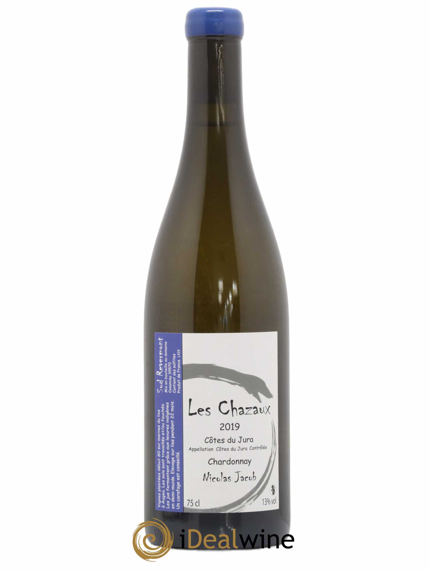 Côtes du Jura Chardonnay Les Chazaux Nicolas Jacob 2019 - Lot de 1 bouteille - 0