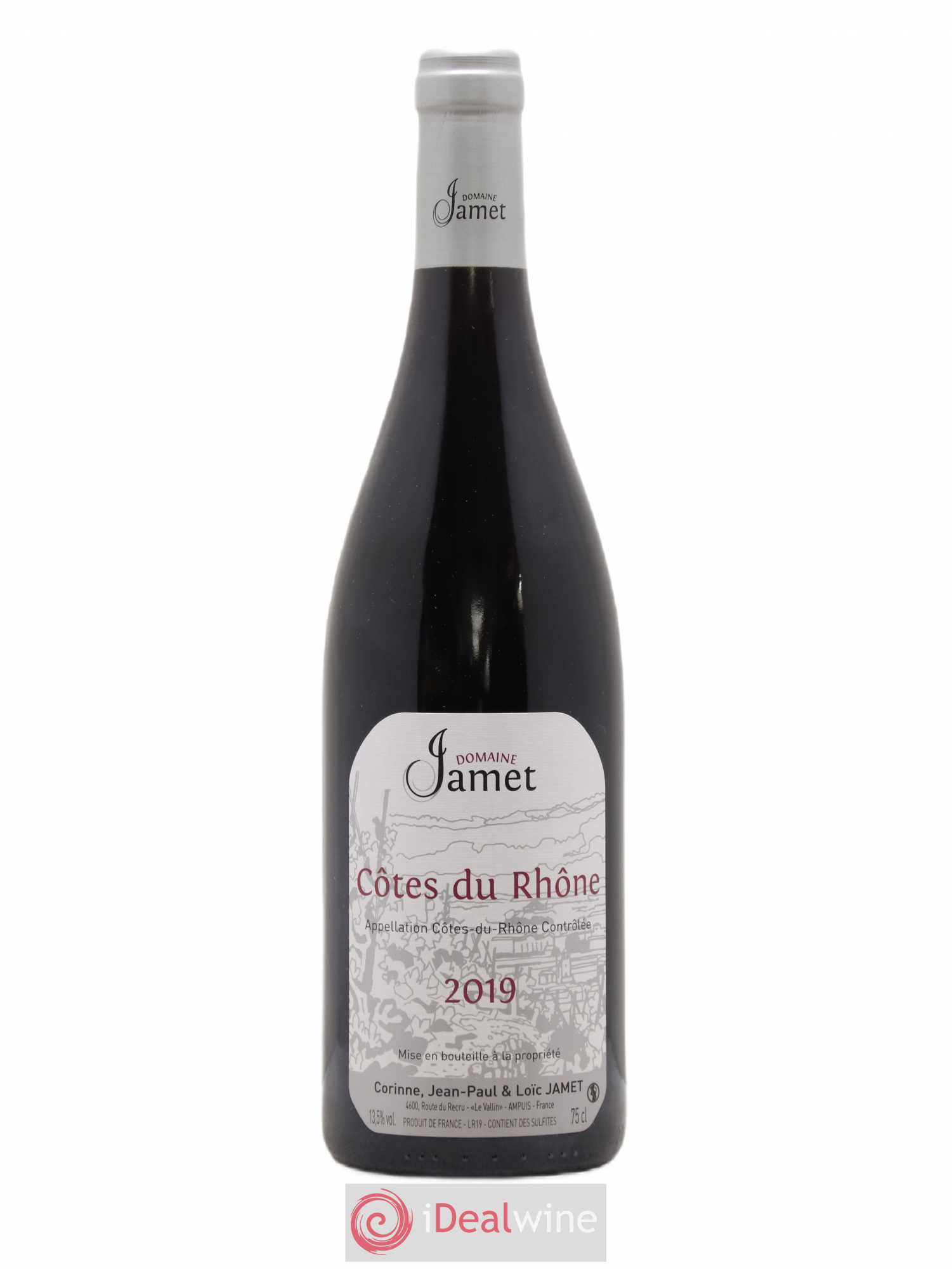 Côtes-du-Rhône Jamet (Domaine) 2019 - Lot de 1 bouteille - 0