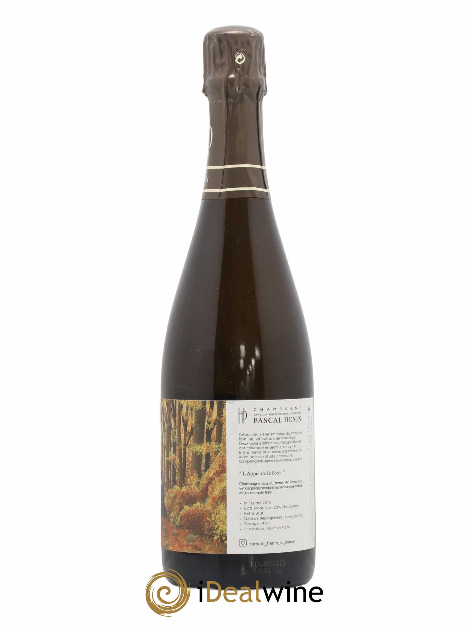 L'Appel de la Fôret Romain Henin 2015 - Lot de 1 bouteille - 1