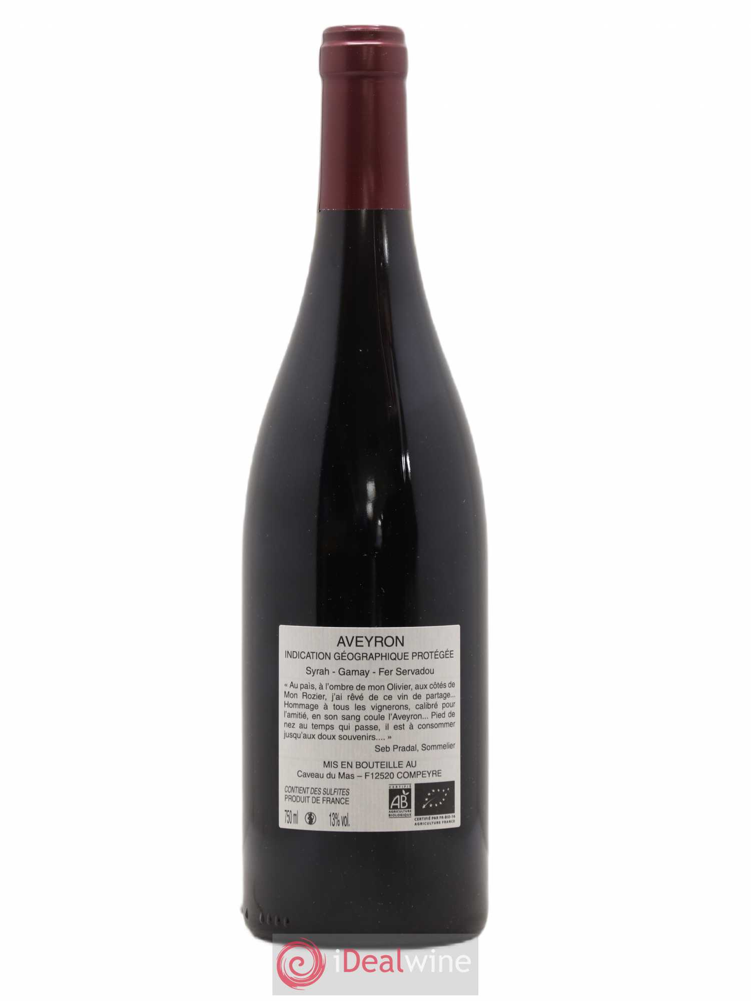Sud-Ouest Vin de France Calibre 12 Caveau du Mas (sans prix de réserve) 2012 - Lot de 1 bouteille - 1