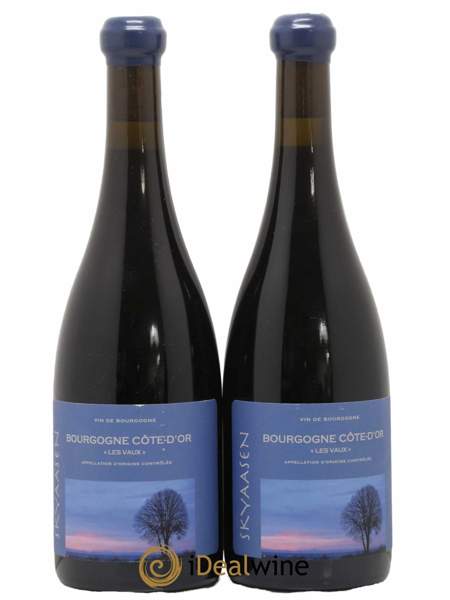 Bourgogne Côte D'Or Les Vaux Skyaasen 2019 - Posten von 2 Flaschen - 0