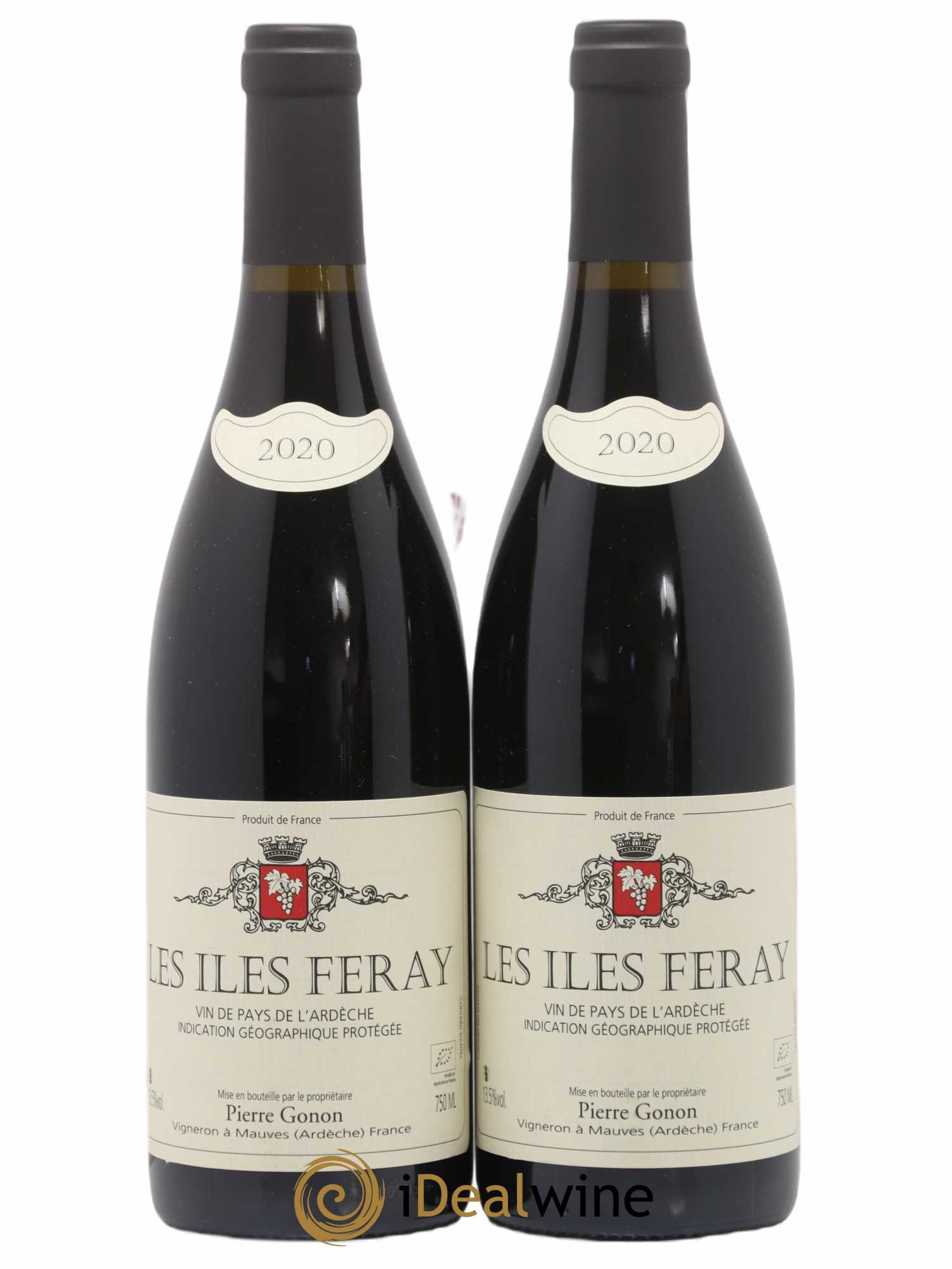 Ardèche Les Iles Feray Gonon (Domaine) 2020 - Lot de 2 bouteilles - 0