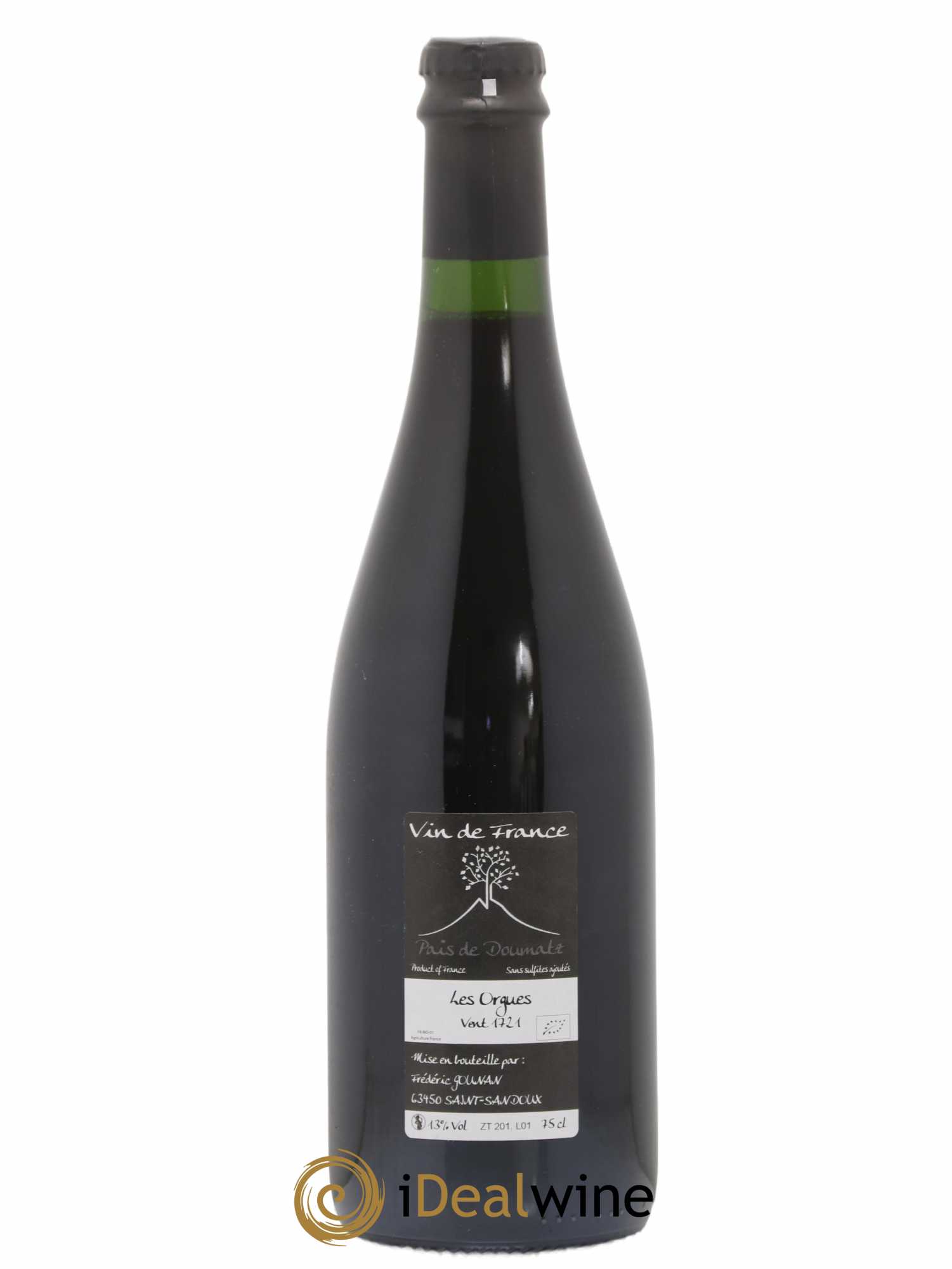 Vin de France Les Orgues Vignoble de l'Arbre Blanc 2017 - Lot de 1 bouteille - 1
