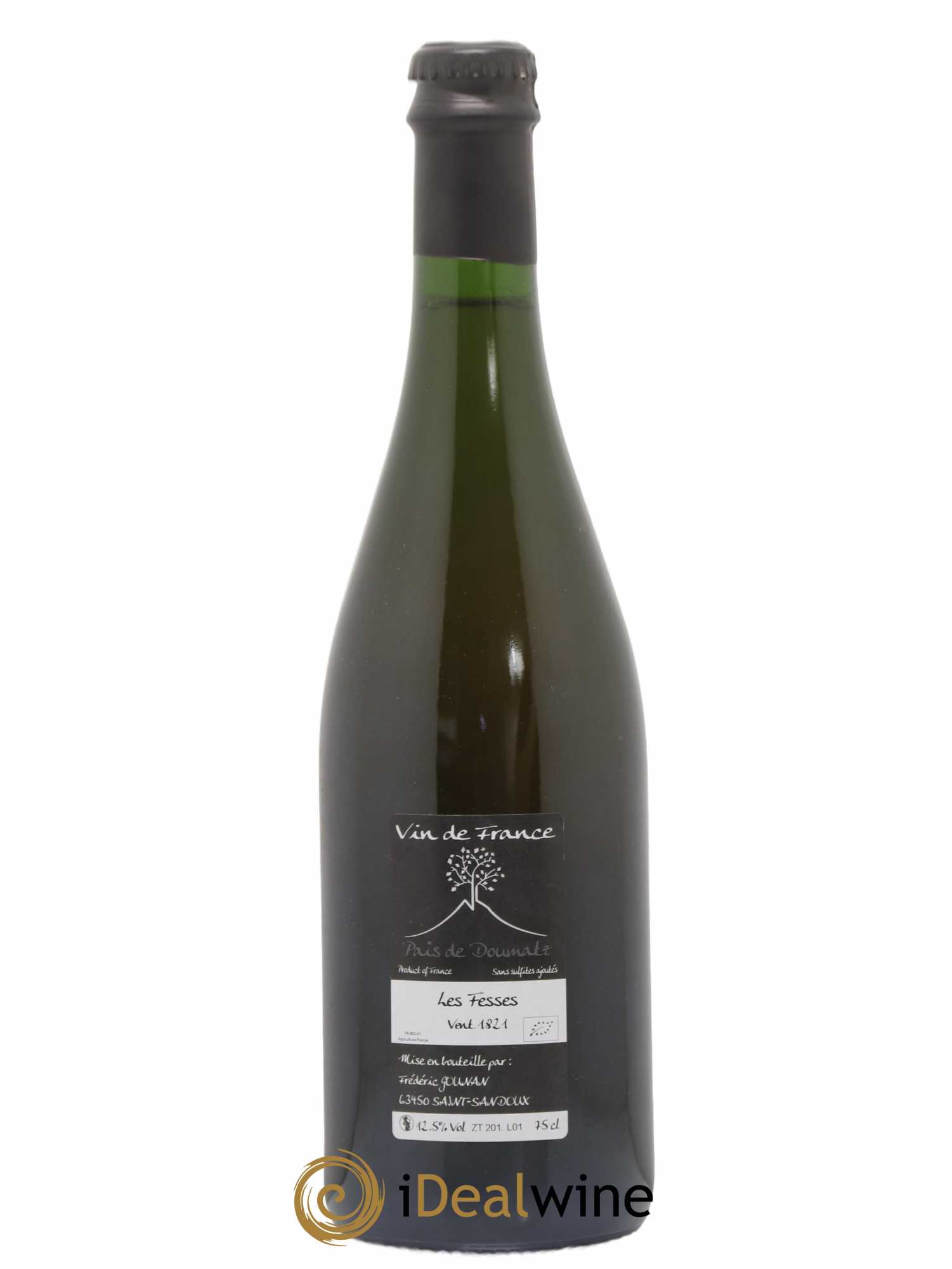 Vin de France Les Fesses Vignoble de l'Arbre Blanc 2018 - Lot de 1 bouteille - 1
