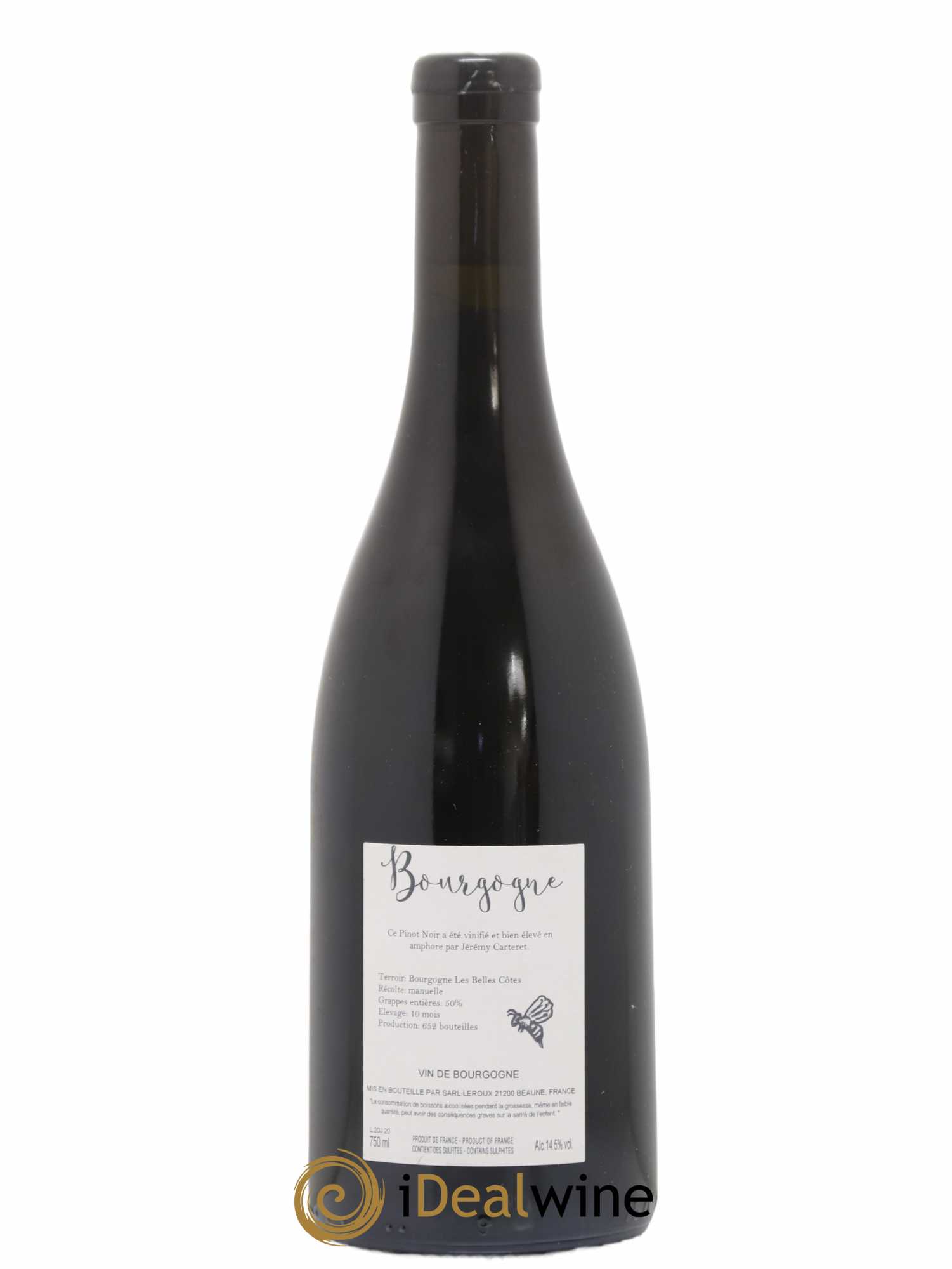 Bourgogne Les Belles Côtes Jeremy Carteret 2020 - Posten von 1 Flasche - 1