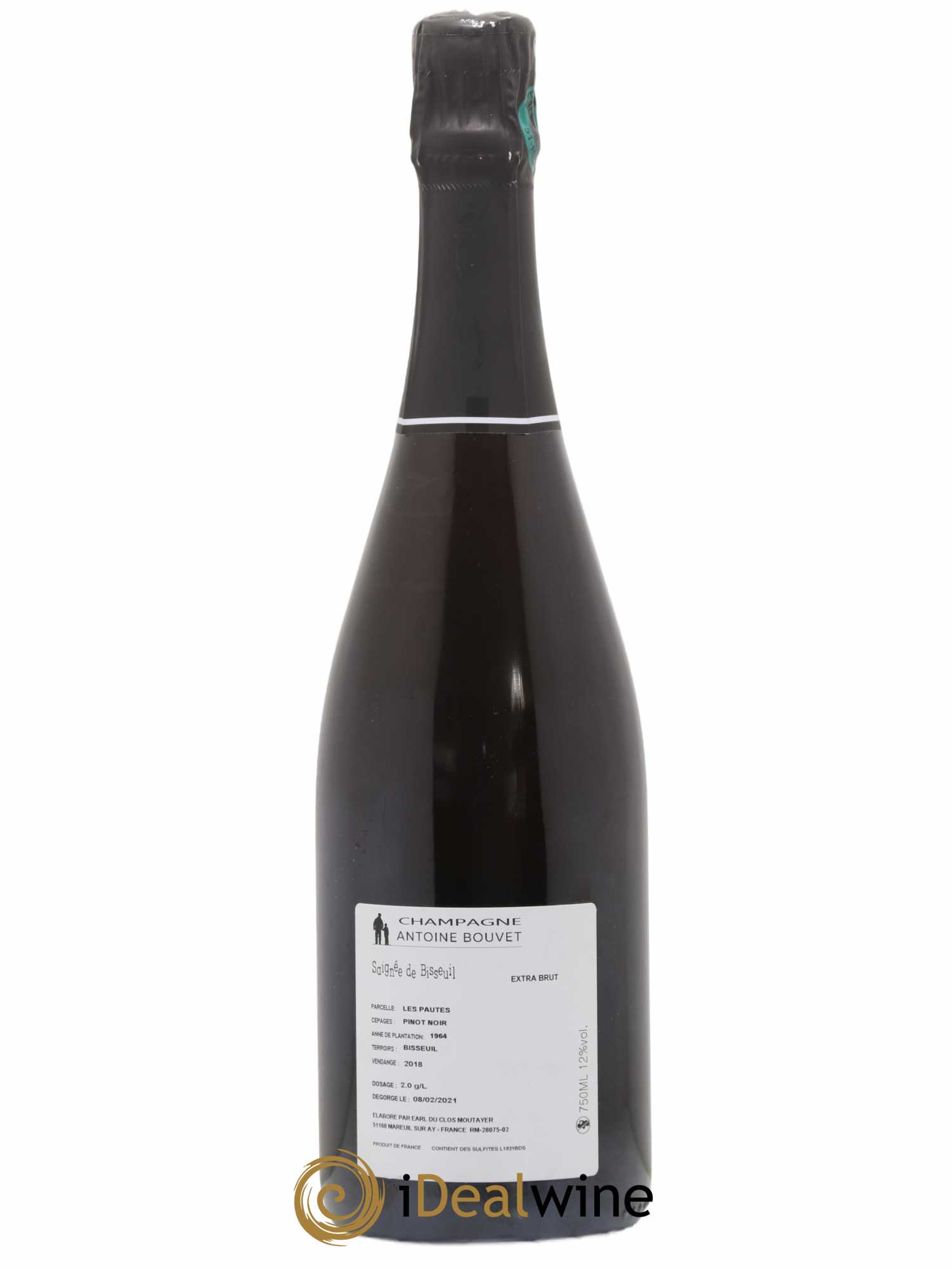 Champagne - Rosé de Saignée Bouvet 2018 - Posten von 1 Flasche - 1