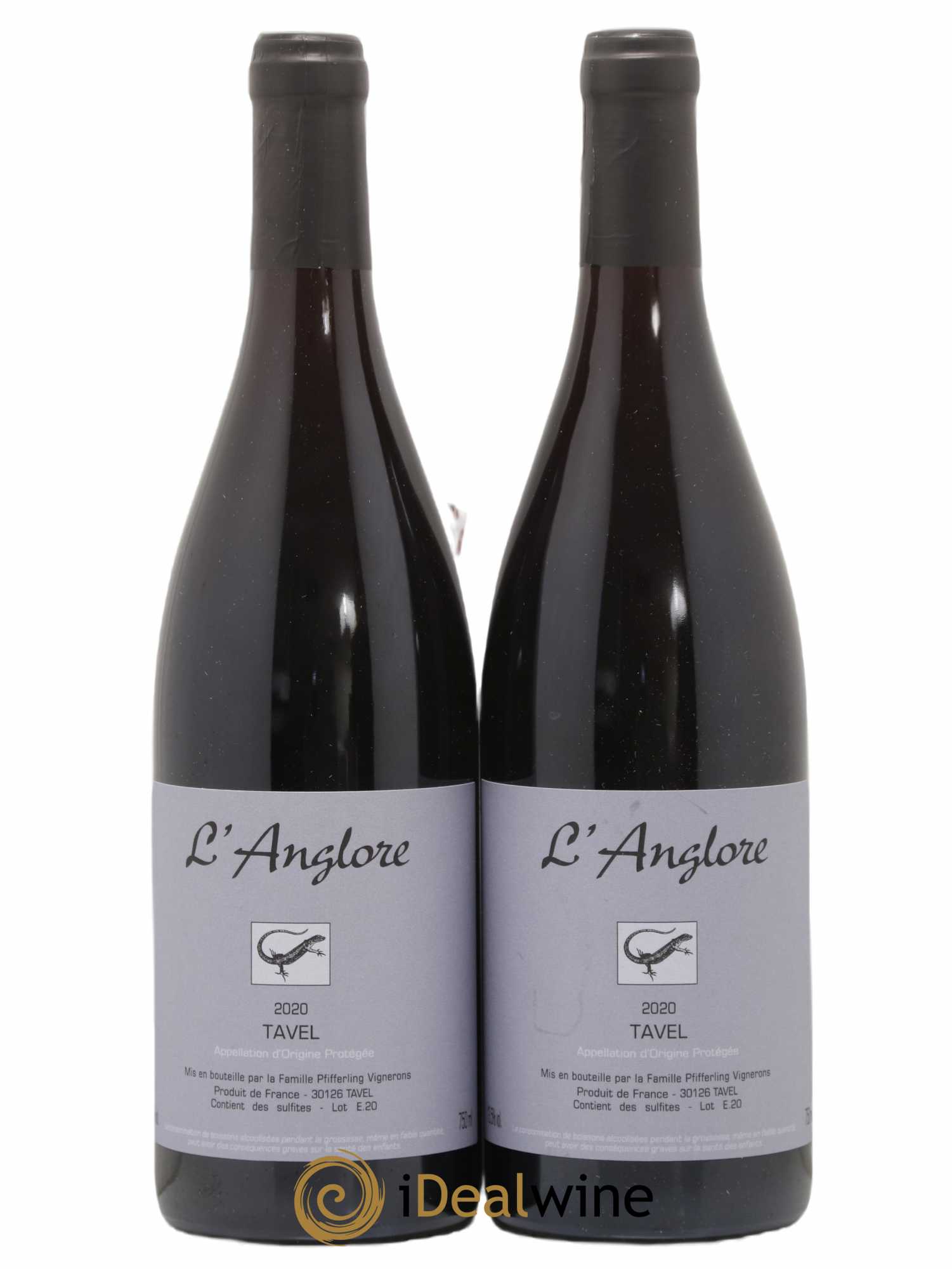 Tavel L'Anglore 2020 - Posten von 2 Flaschen - 0