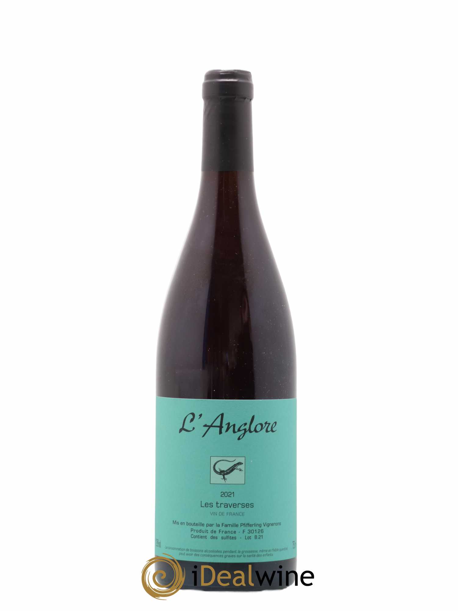 Vin de France Les Traverses L'Anglore 2021 - Lot de 1 bouteille - 0