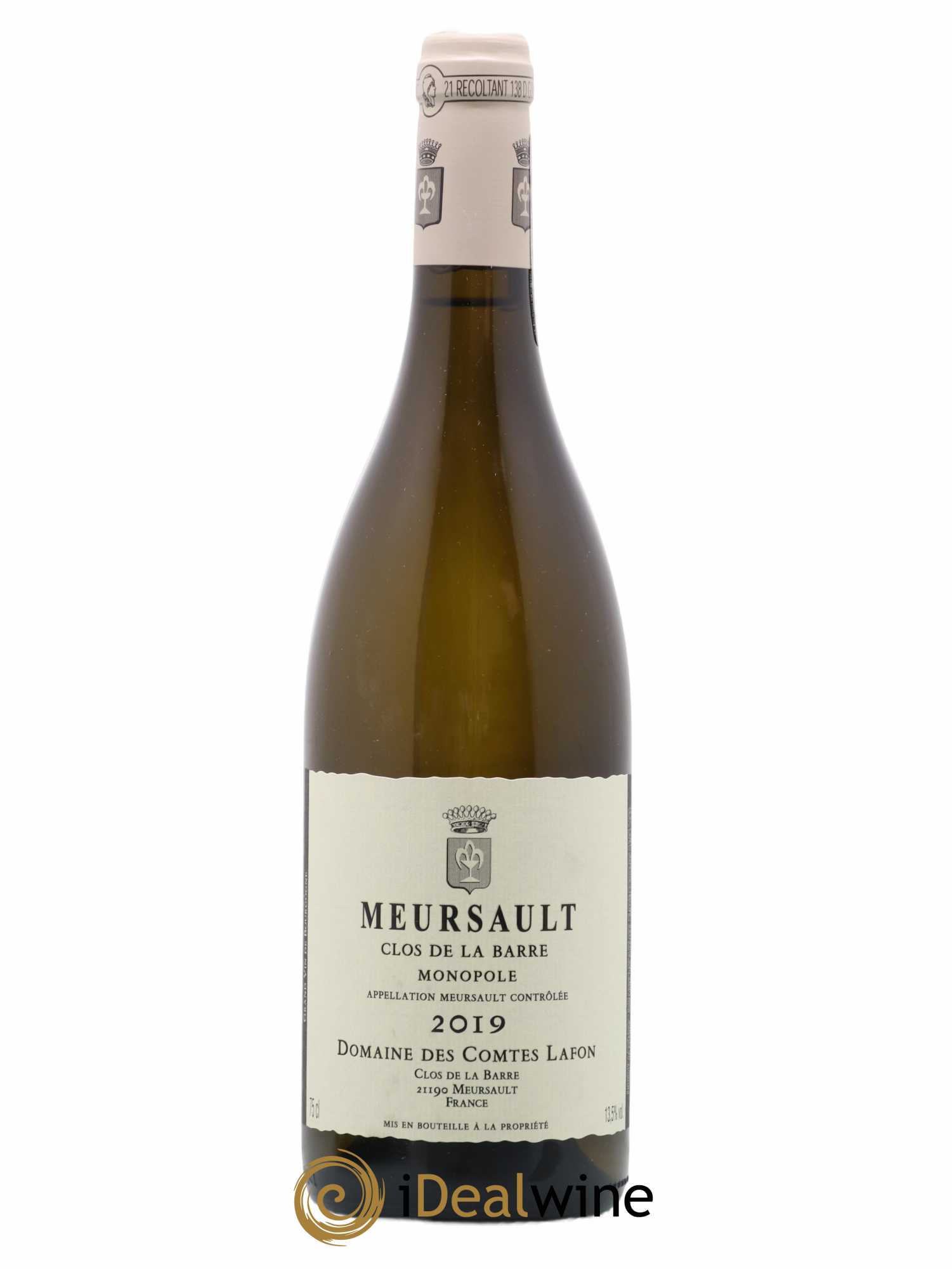 Meursault Clos de la Barre Comtes Lafon (Domaine des) 2019 - Lot de 1 bouteille - 0