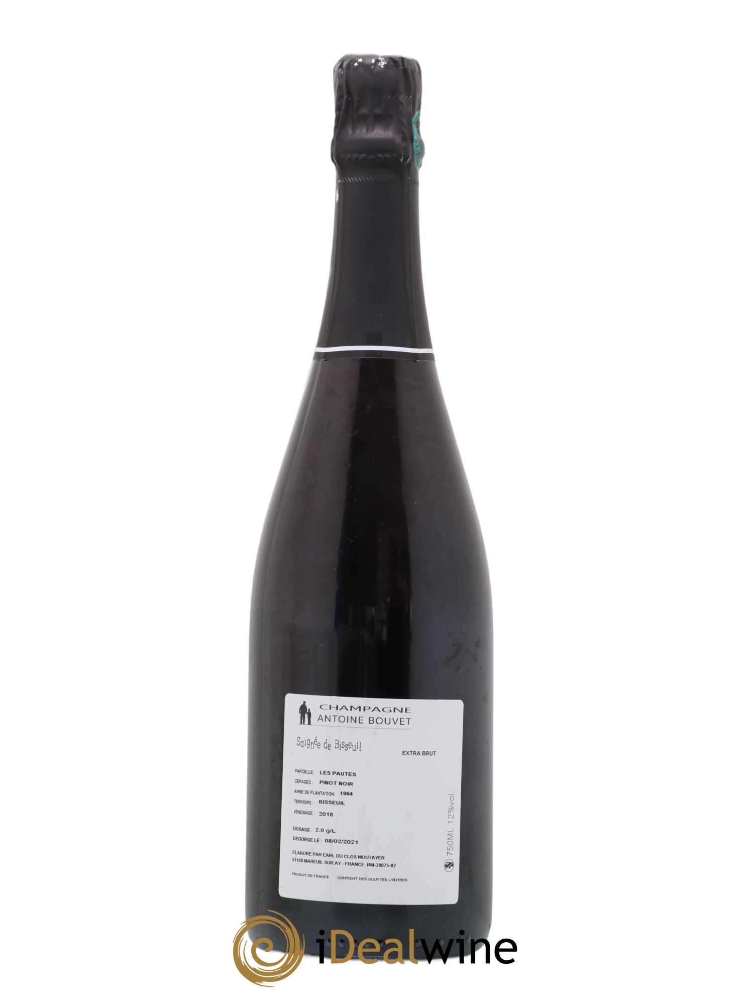 Champagne - Saignée de Bisseuil Bouvet 2018 - Posten von 1 Flasche - 1
