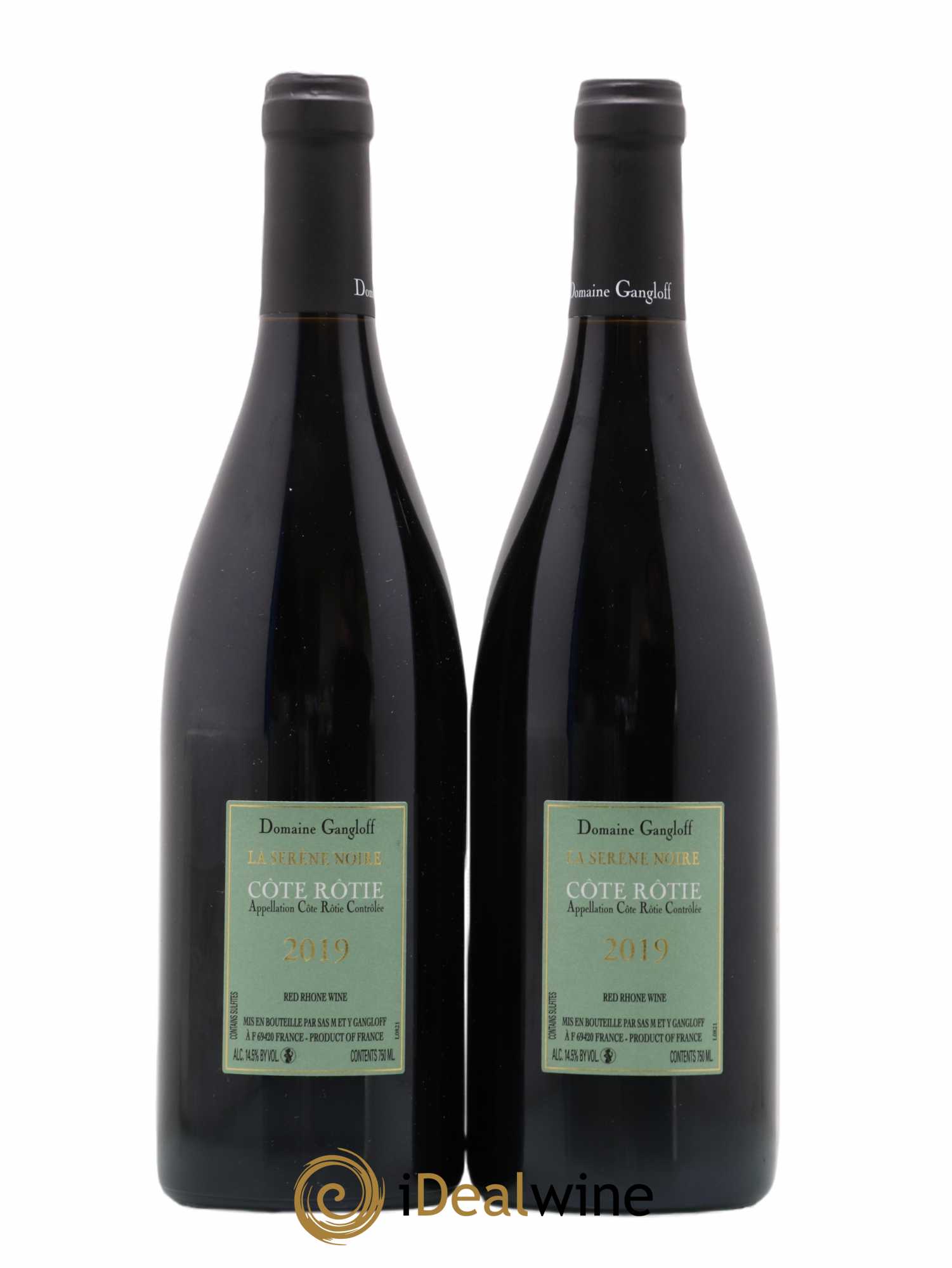 Côte-Rôtie La Sereine Noire Gangloff (Domaine) 2019 - Lot de 2 bouteilles - 1